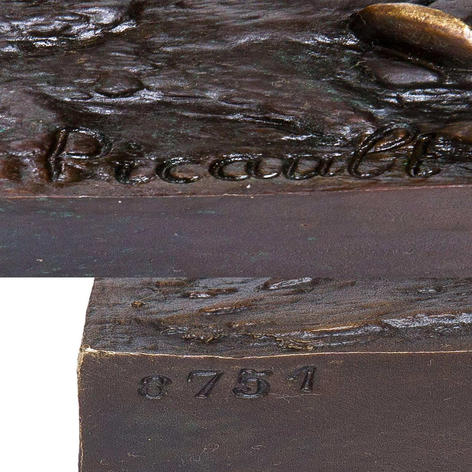 French Bronze Statue, Pax et Labor by E. L. Picault 3