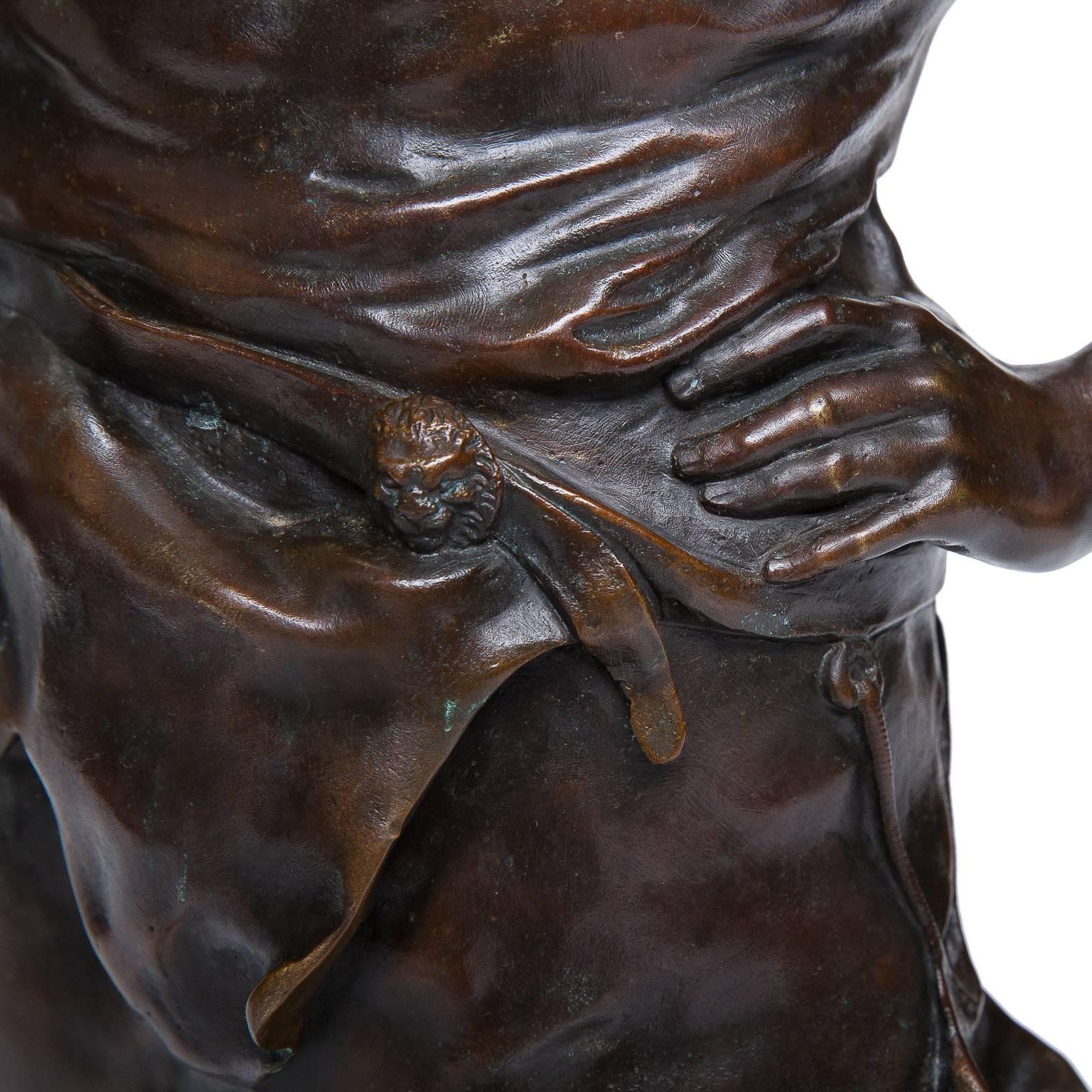 French Bronze Statue, Pax et Labor by E. L. Picault 2