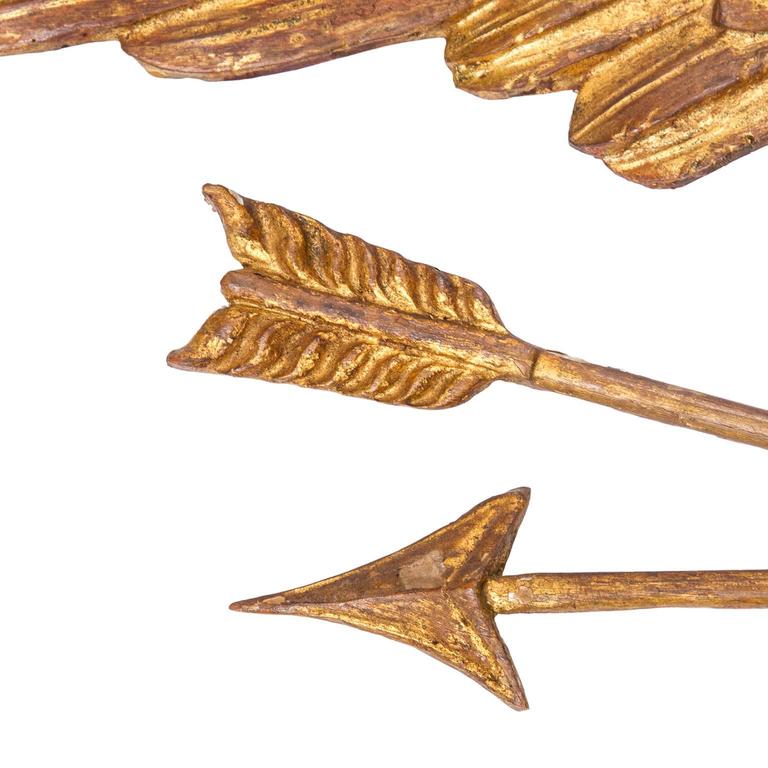 Italian Carved Eagle Holding Arrows by Palladio at 1stdibs