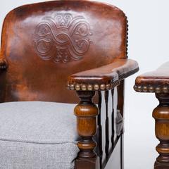 Pair of Vintage Bothy Style Chairs