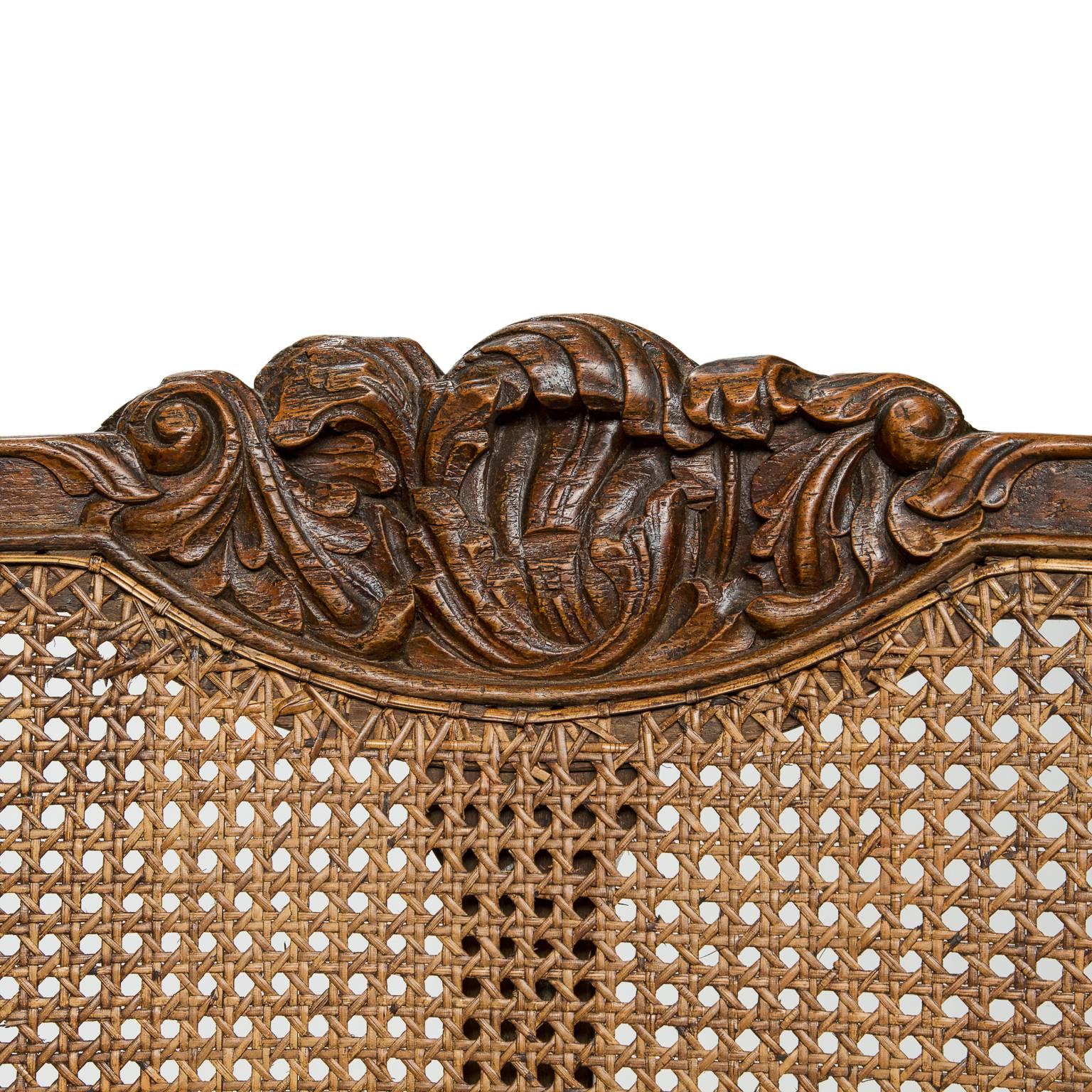 18th Century Louis XV Walnut Settee