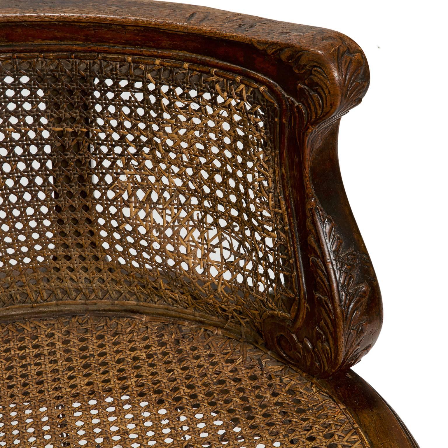 Louis XV Walnut Settee 3