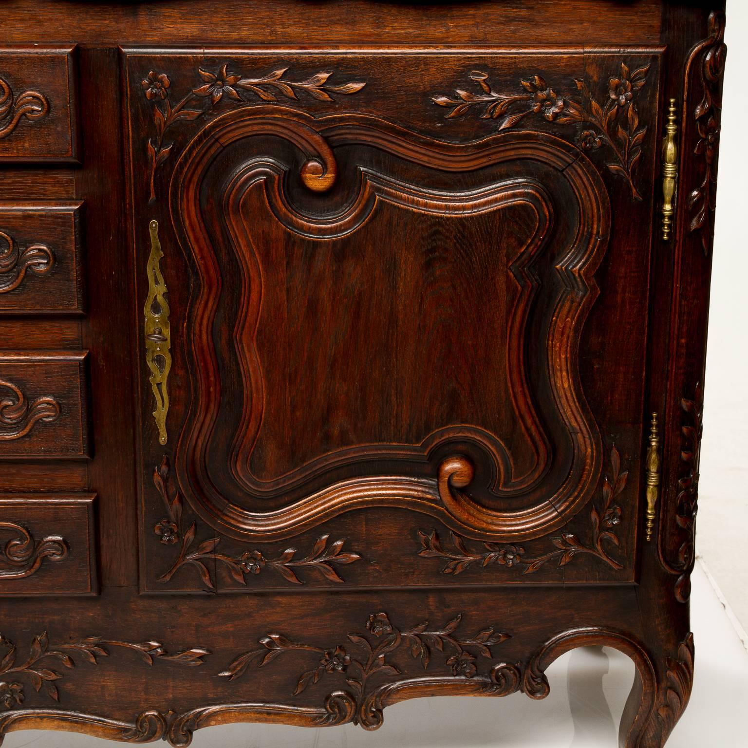 Woodwork French Provincial Buffet from the 19th Century