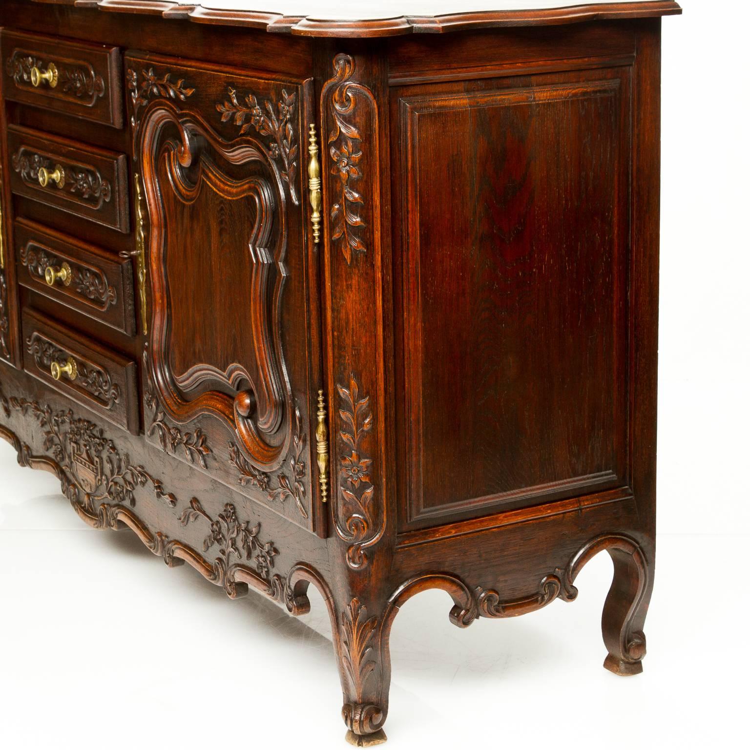 French Provincial Buffet from the 19th Century 1