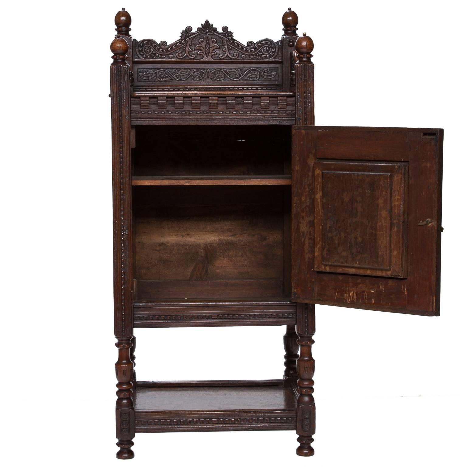 French Provincial 18th Century Cabinet from Burgundy Region of France