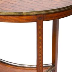 19th Century, English Parquetry Inlaid Occasional Table