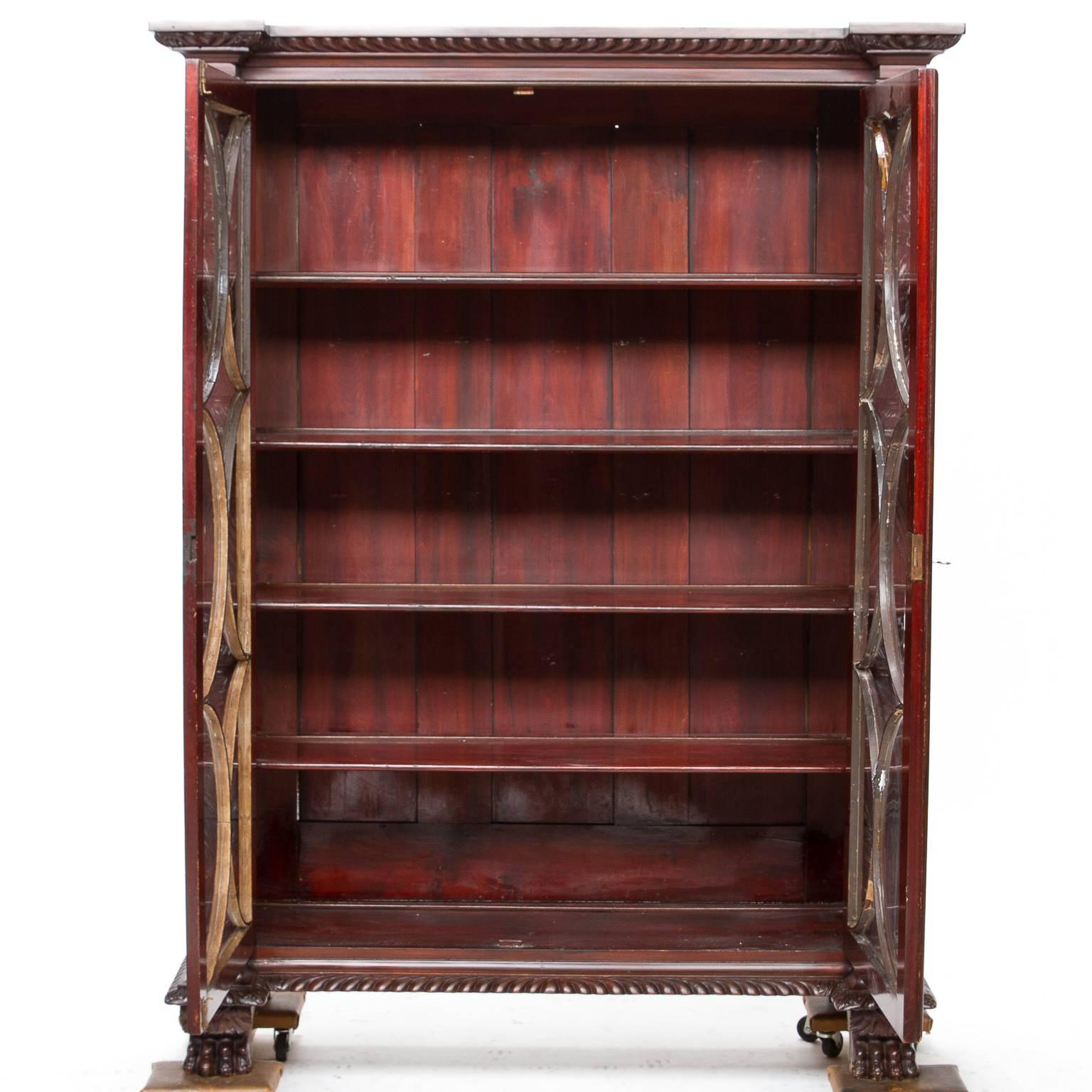 19th Century English Display Cabinet 1