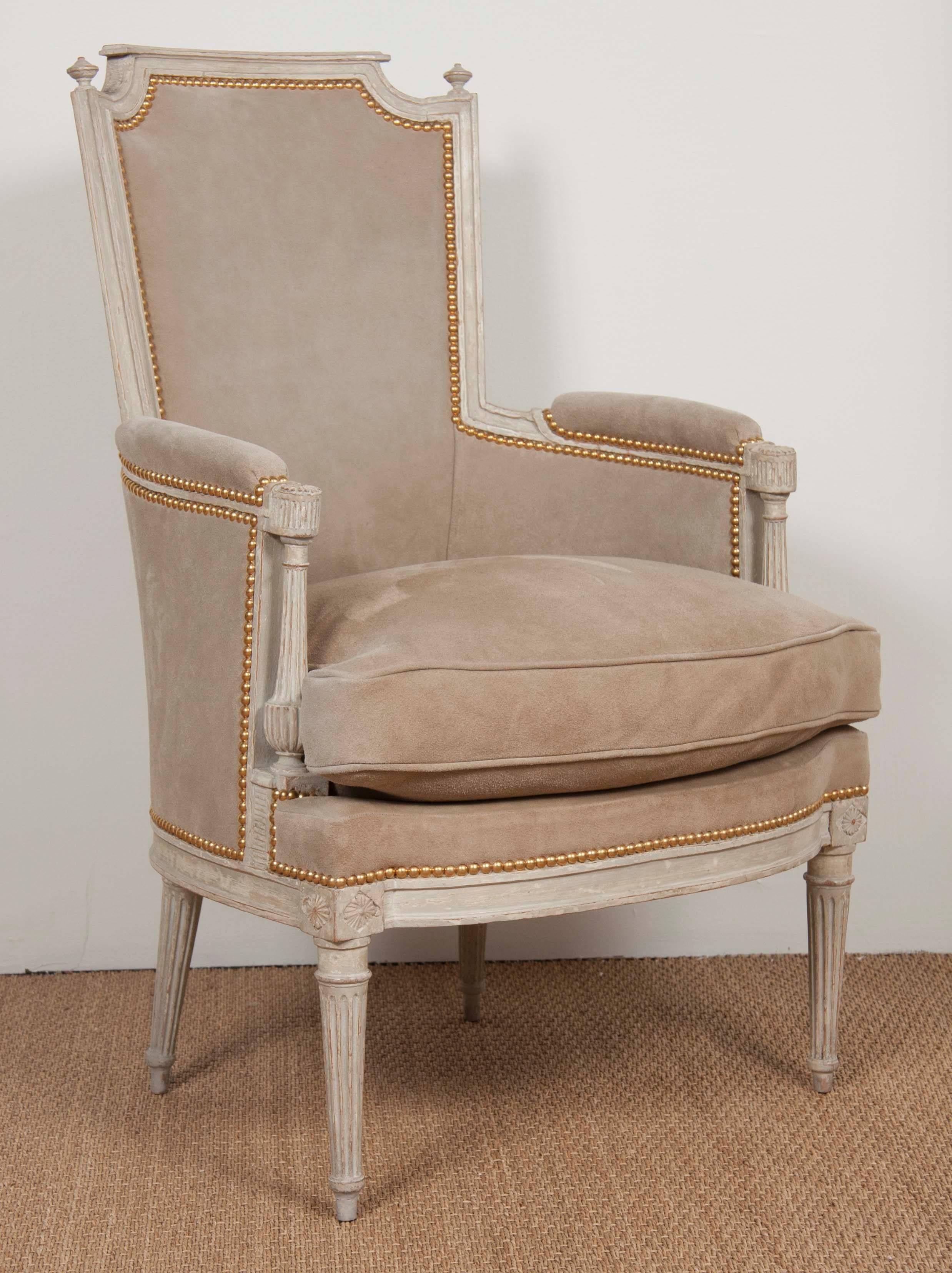 Swedish Pair of Louis XVI Style Chairs 