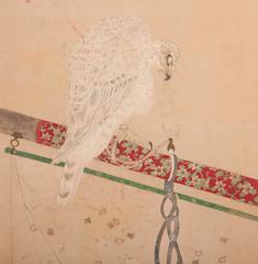 Japanese Edo Period Two-Panel Screen