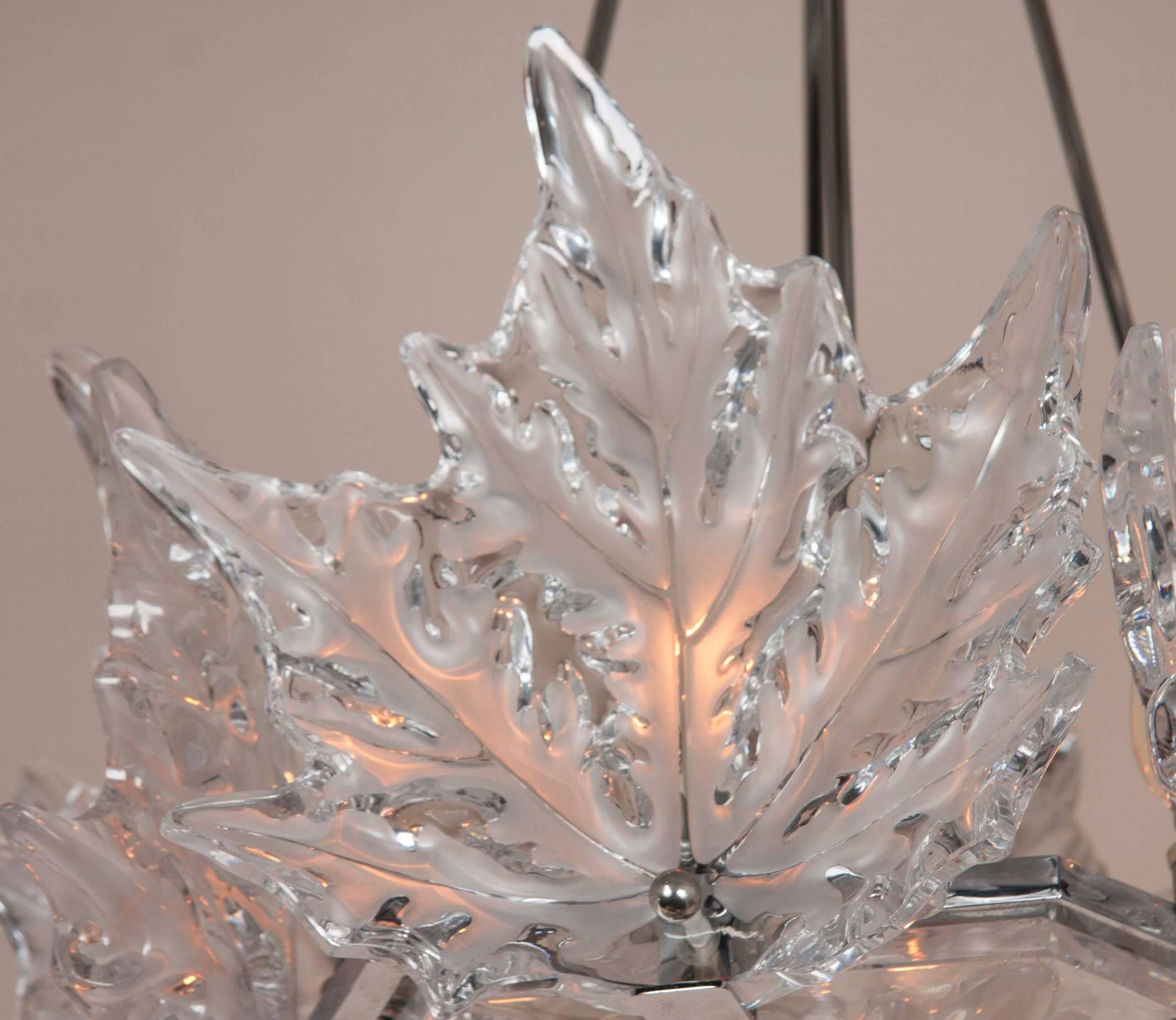 vintage lalique chandelier