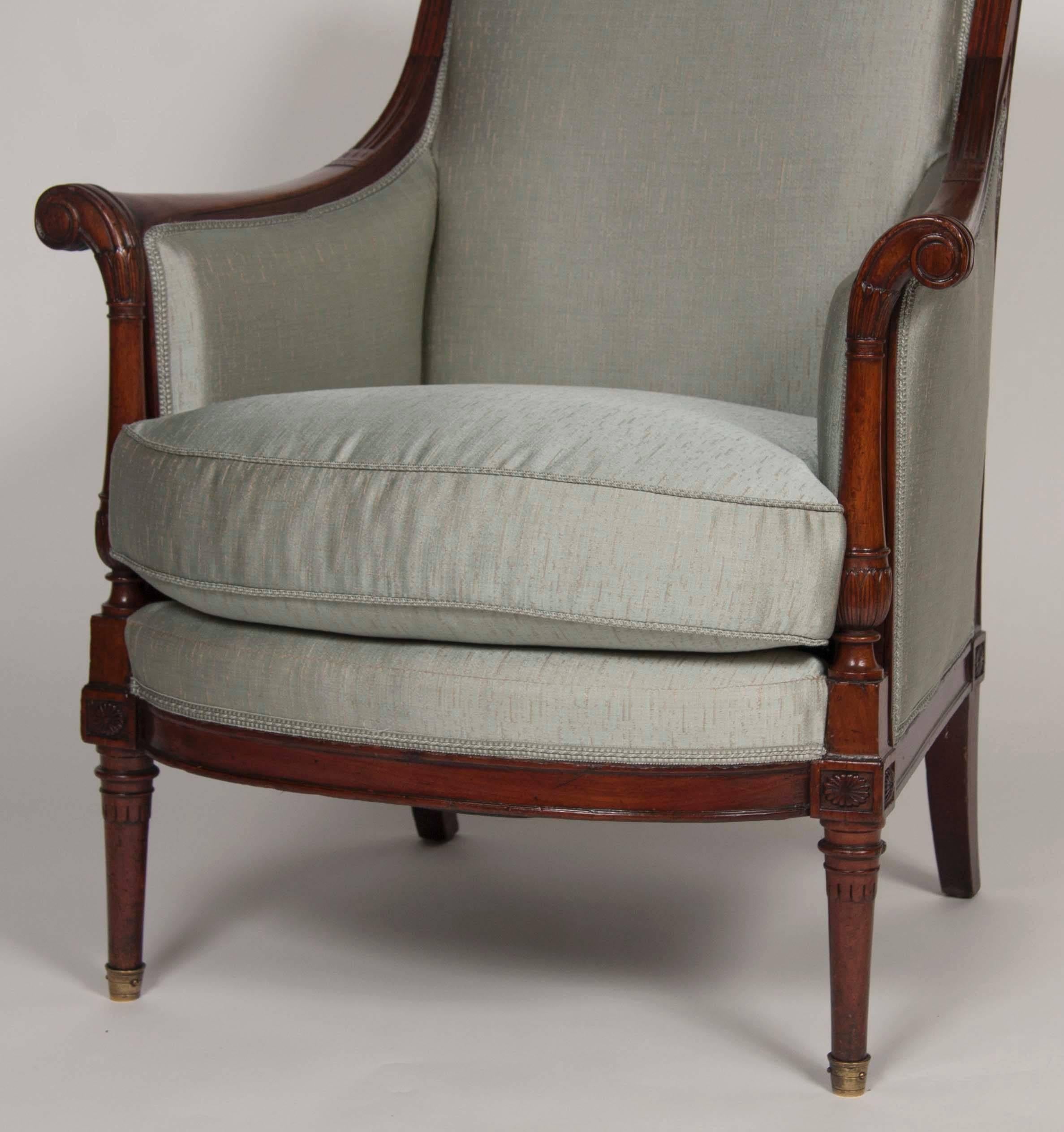 Mahogany Fine French Directoire Bergere