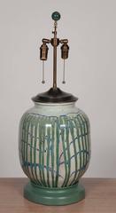 Japanese Shigaraki Tsubo Lamp