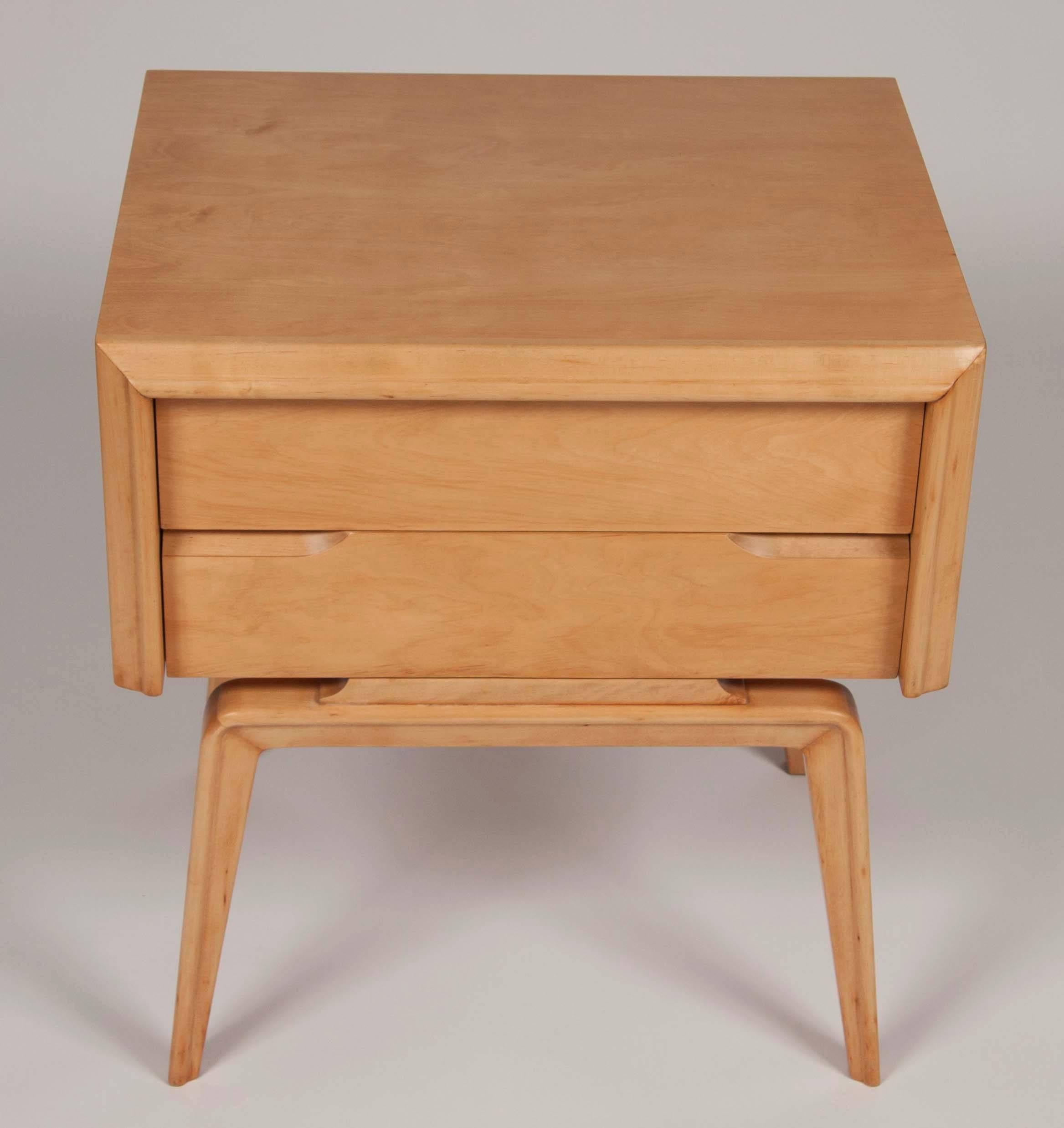 Woodwork Pair of Bedside Tables by Edmond Spence
