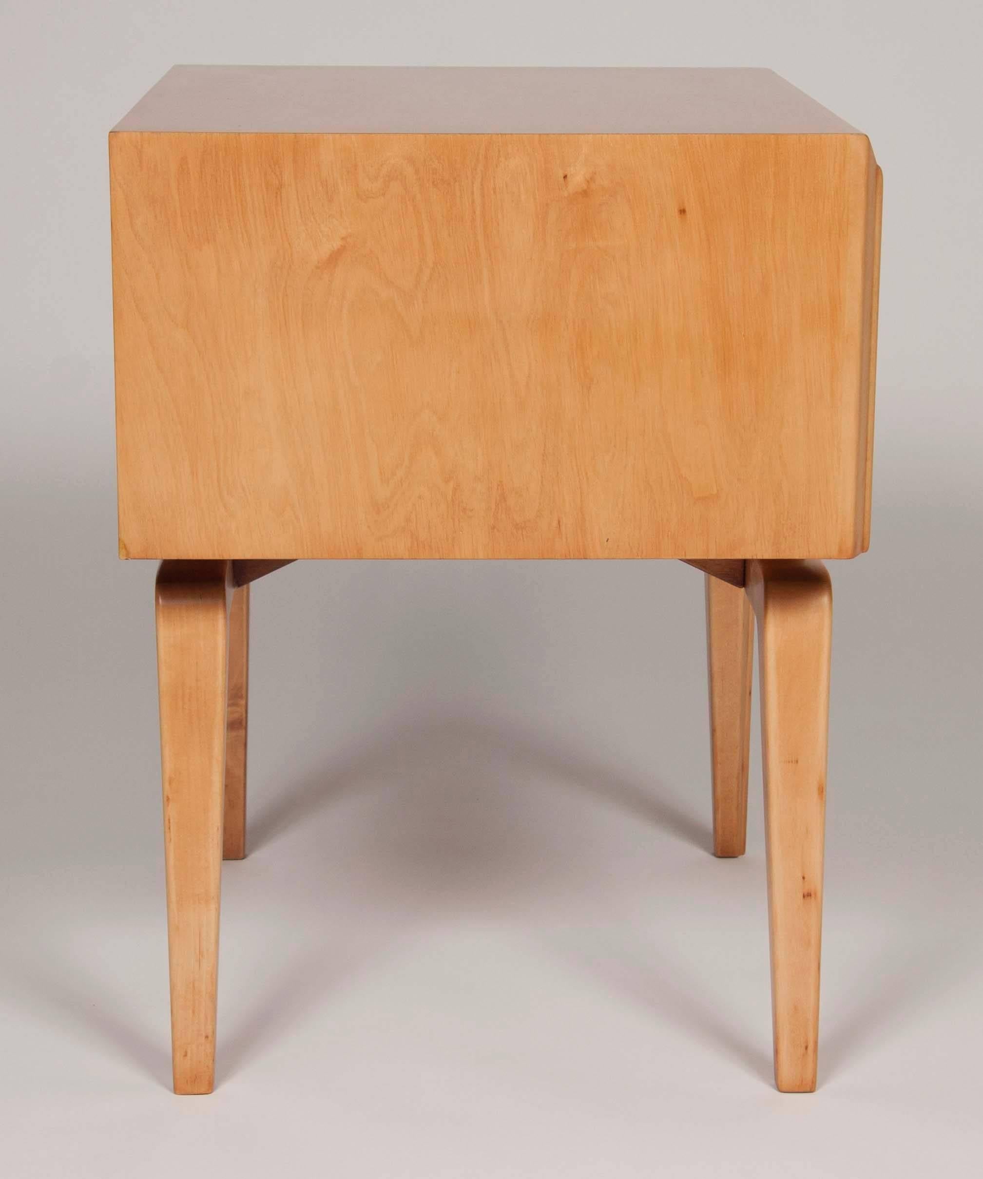 Birch Pair of Bedside Tables by Edmond Spence