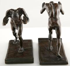 Pair of Art Deco Bookends by Isidore Konti