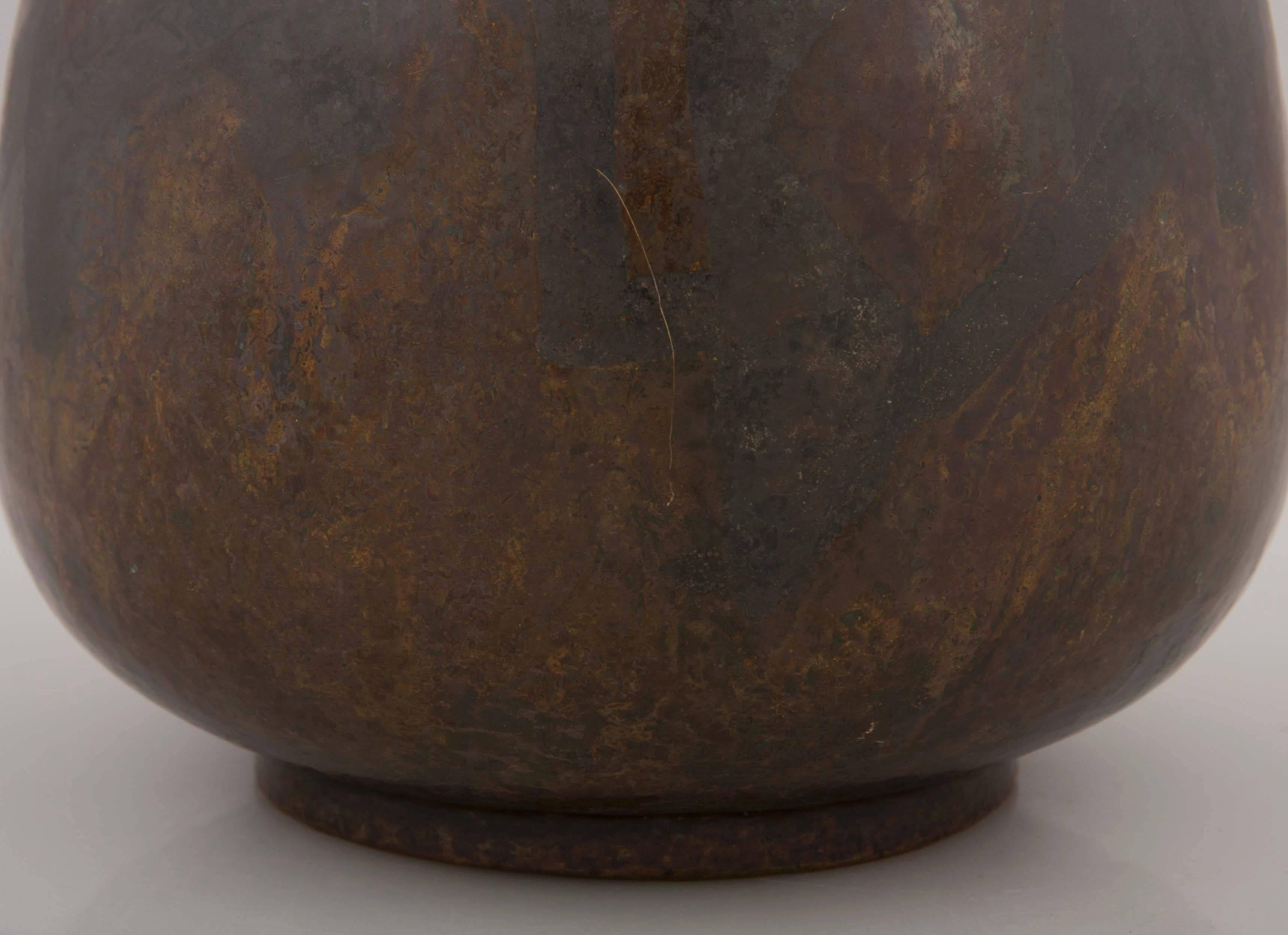 Paris Art Metal Vase by Loys 1