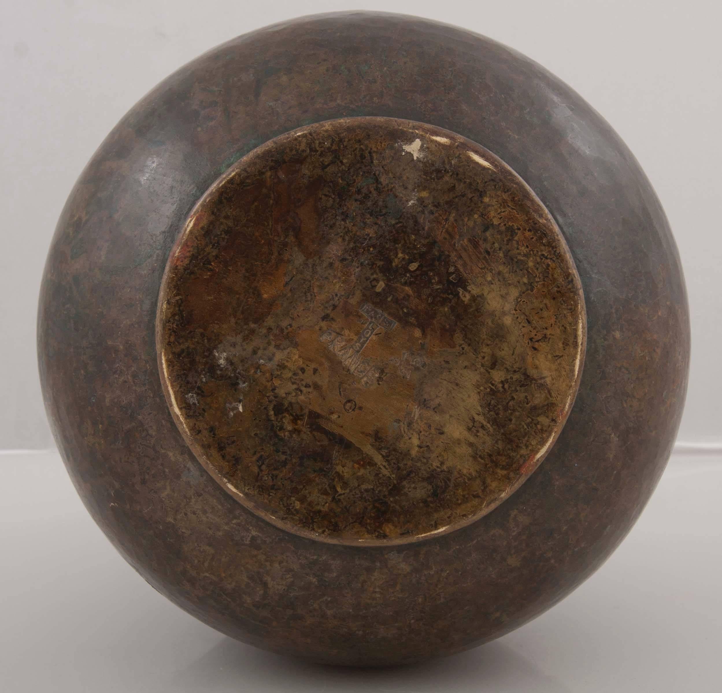 Paris Art Metal Vase by Loys 2