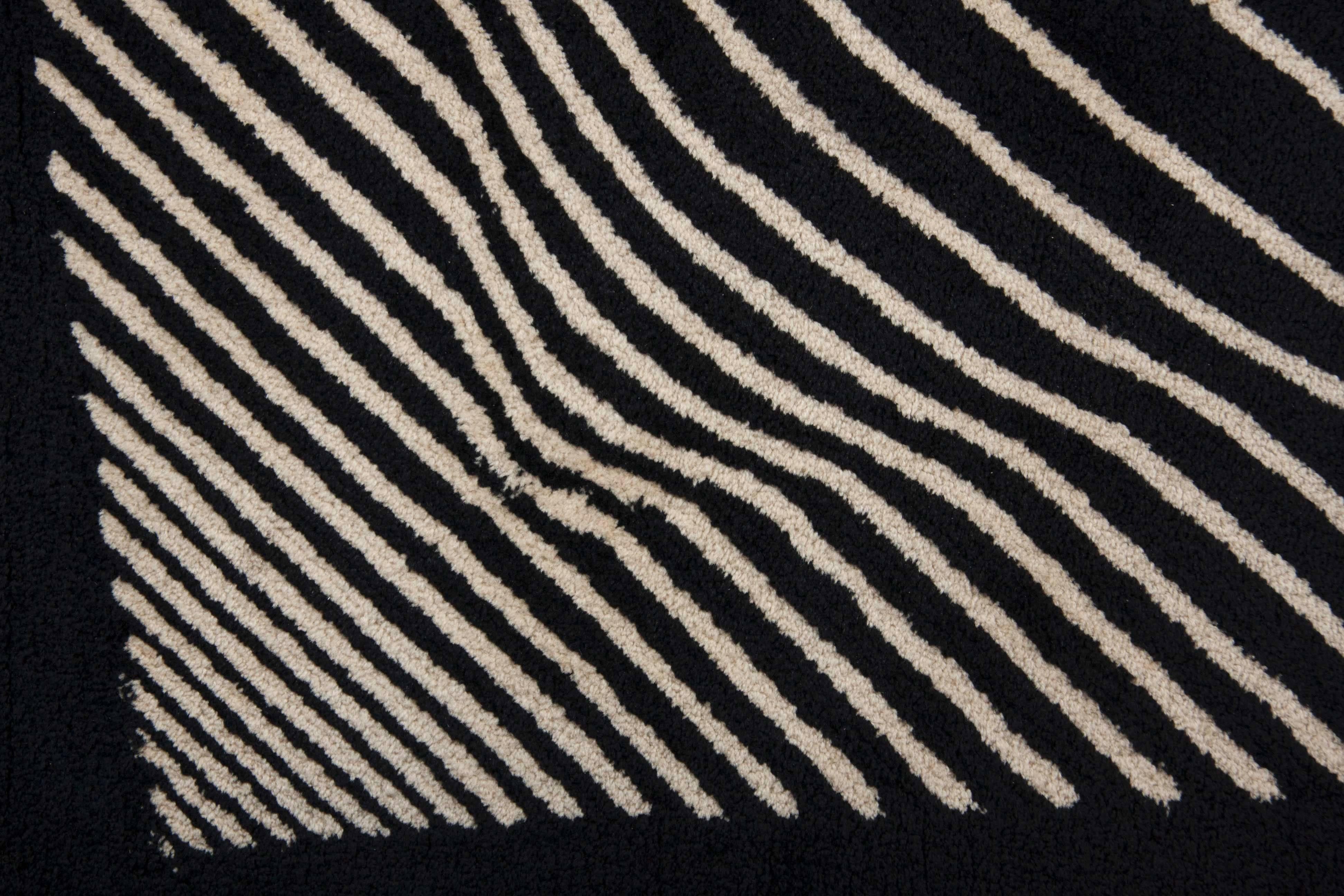 Hand-Knotted Wool Tapestry after Victor Vasarely 1
