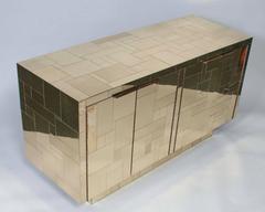 Paul Evans for Directional Brass Cityscape Sideboard