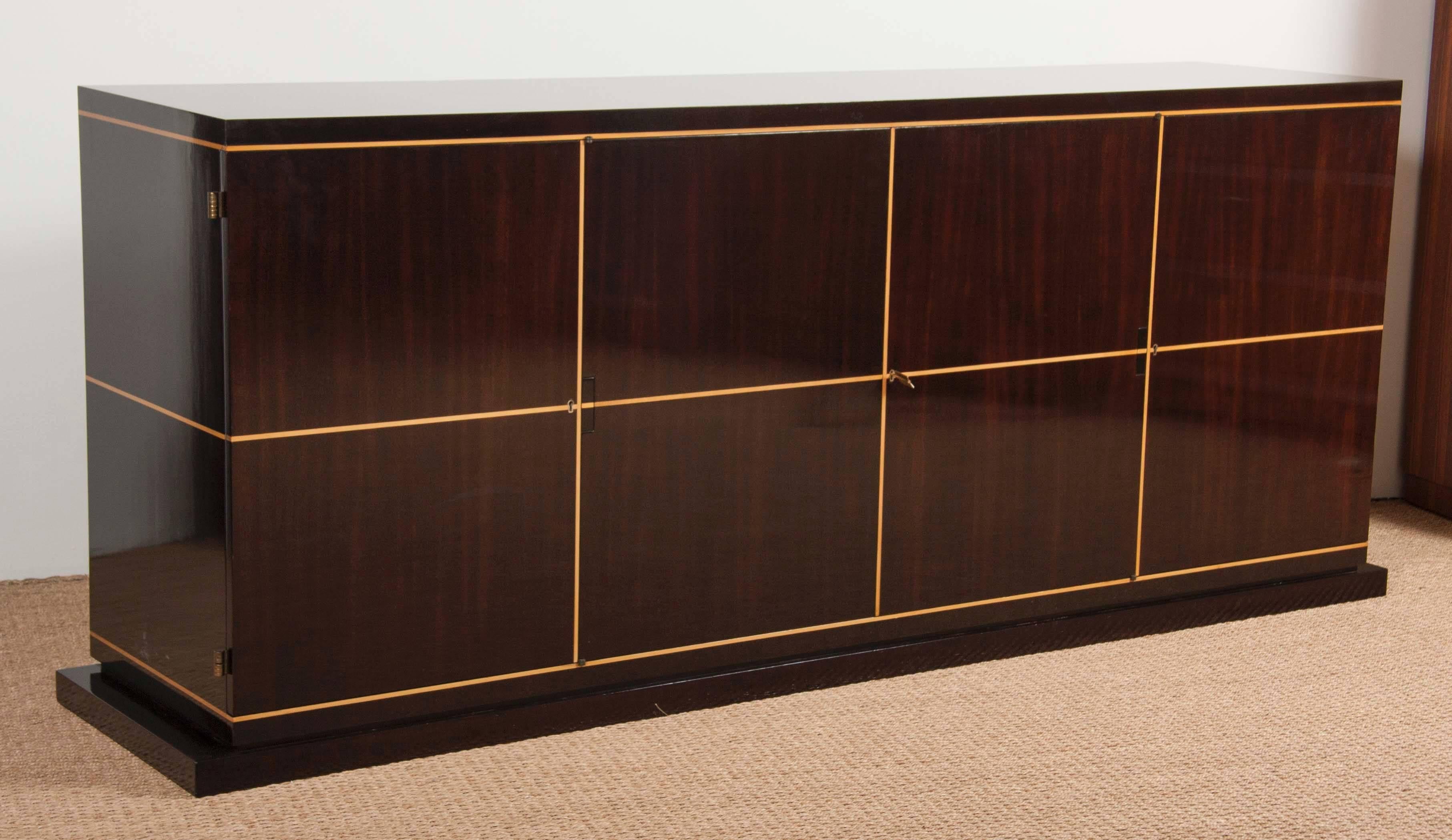 Mid-Century Modern Beautifully Lacquered Sideboard by Tommi Parzinger