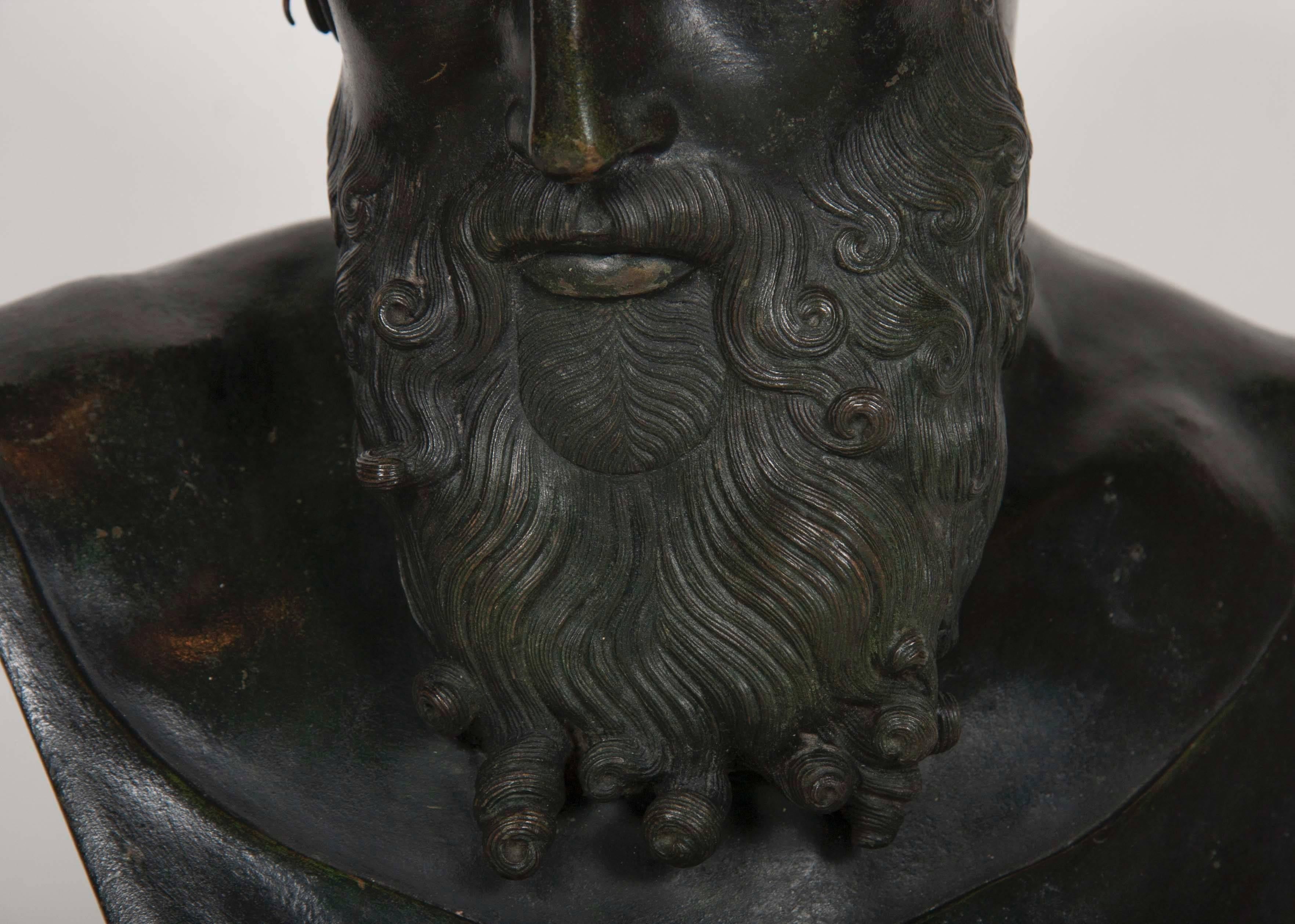 19th Century Bronze Bust of Zeus