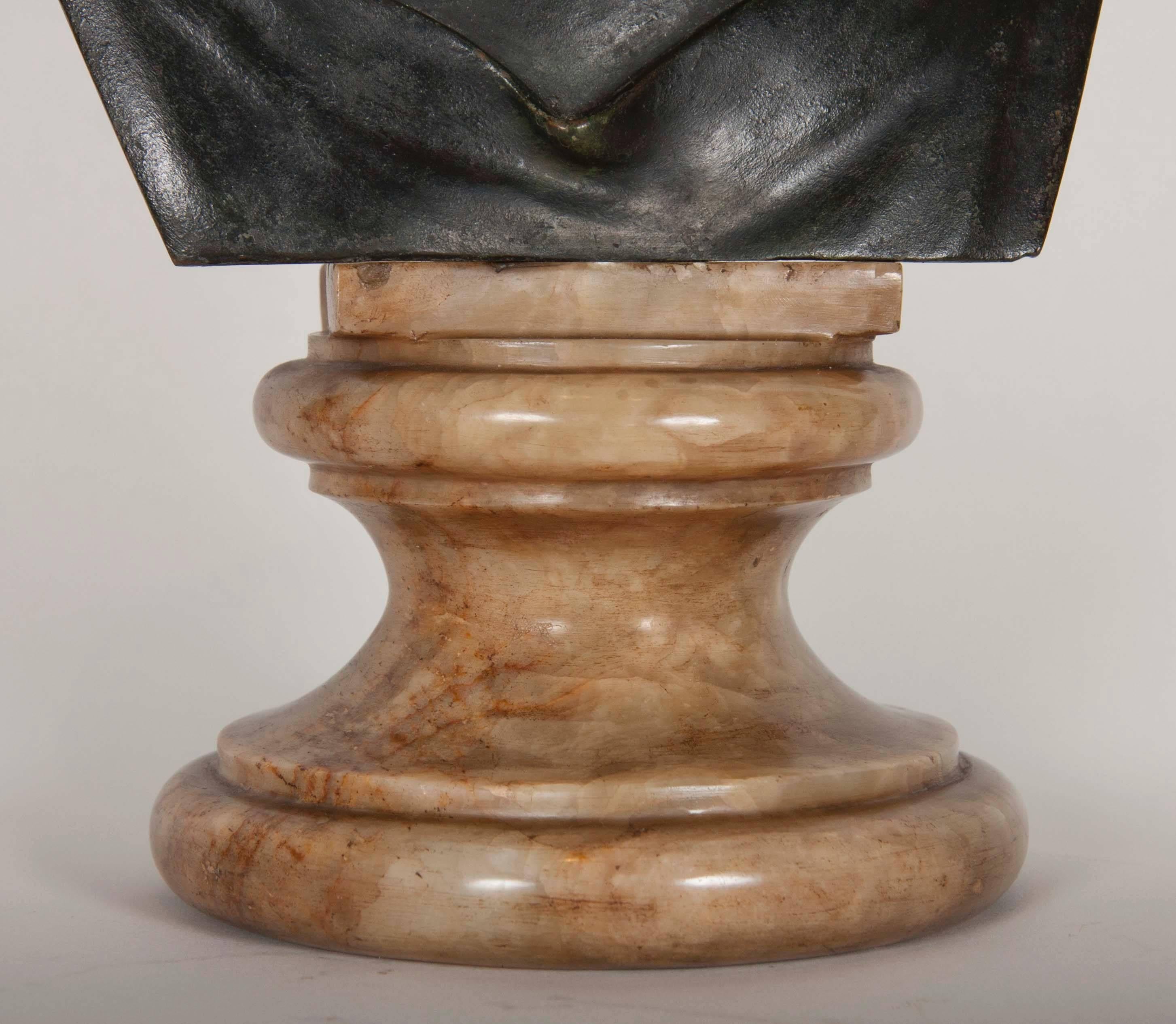 Cast Bronze Bust of Zeus