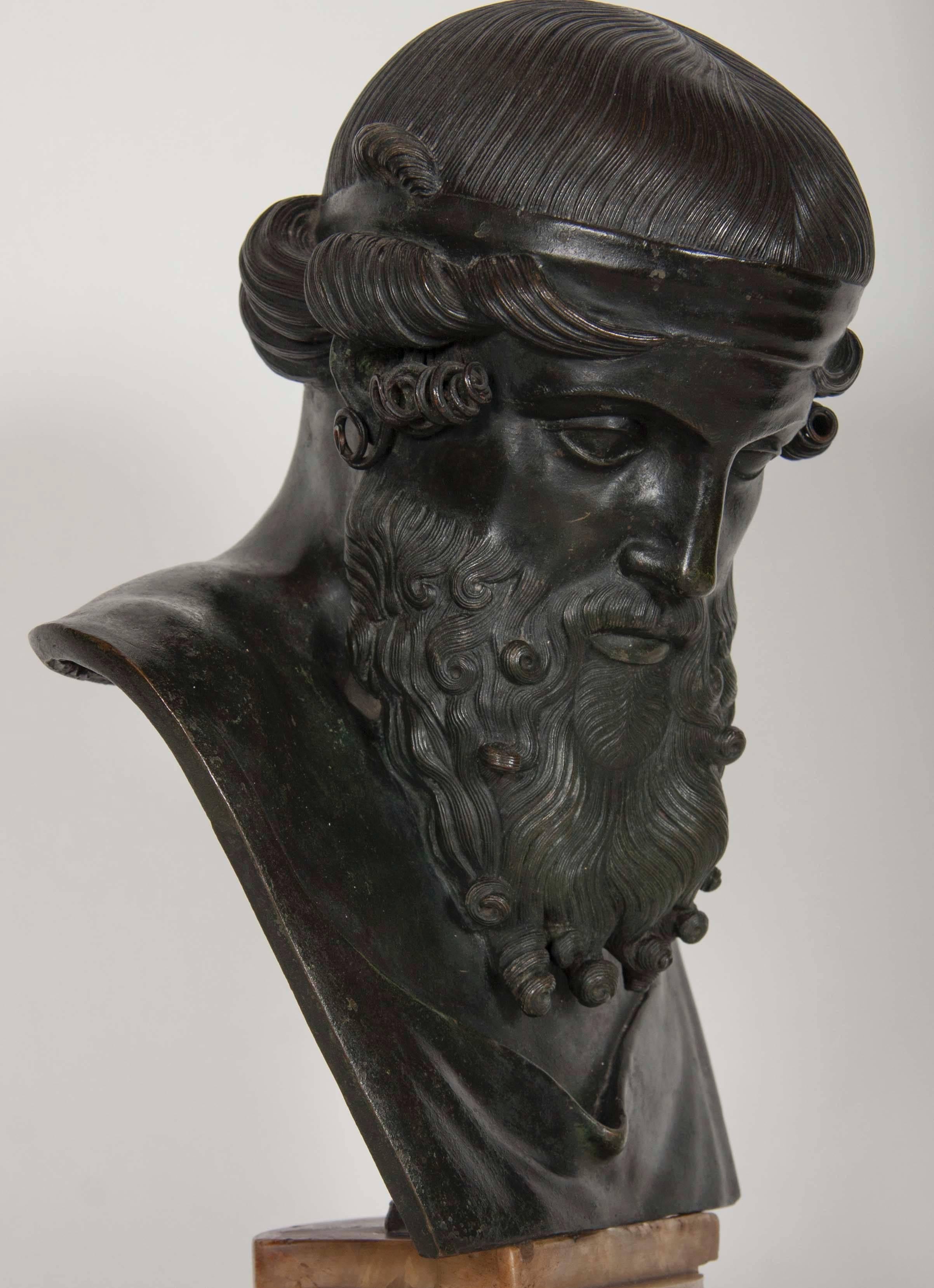 Bronze Bust of Zeus 2