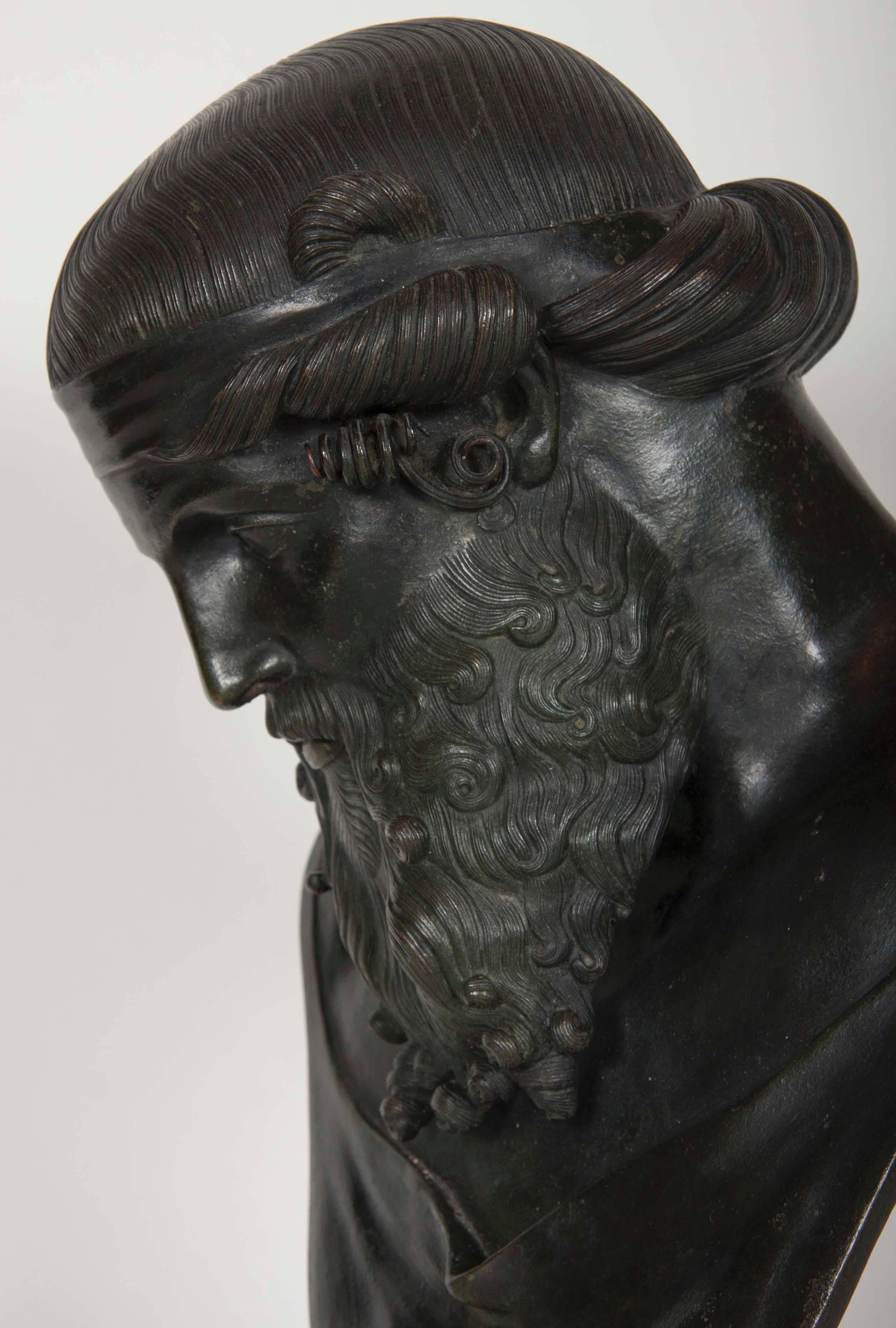 Bronze Bust of Zeus 3