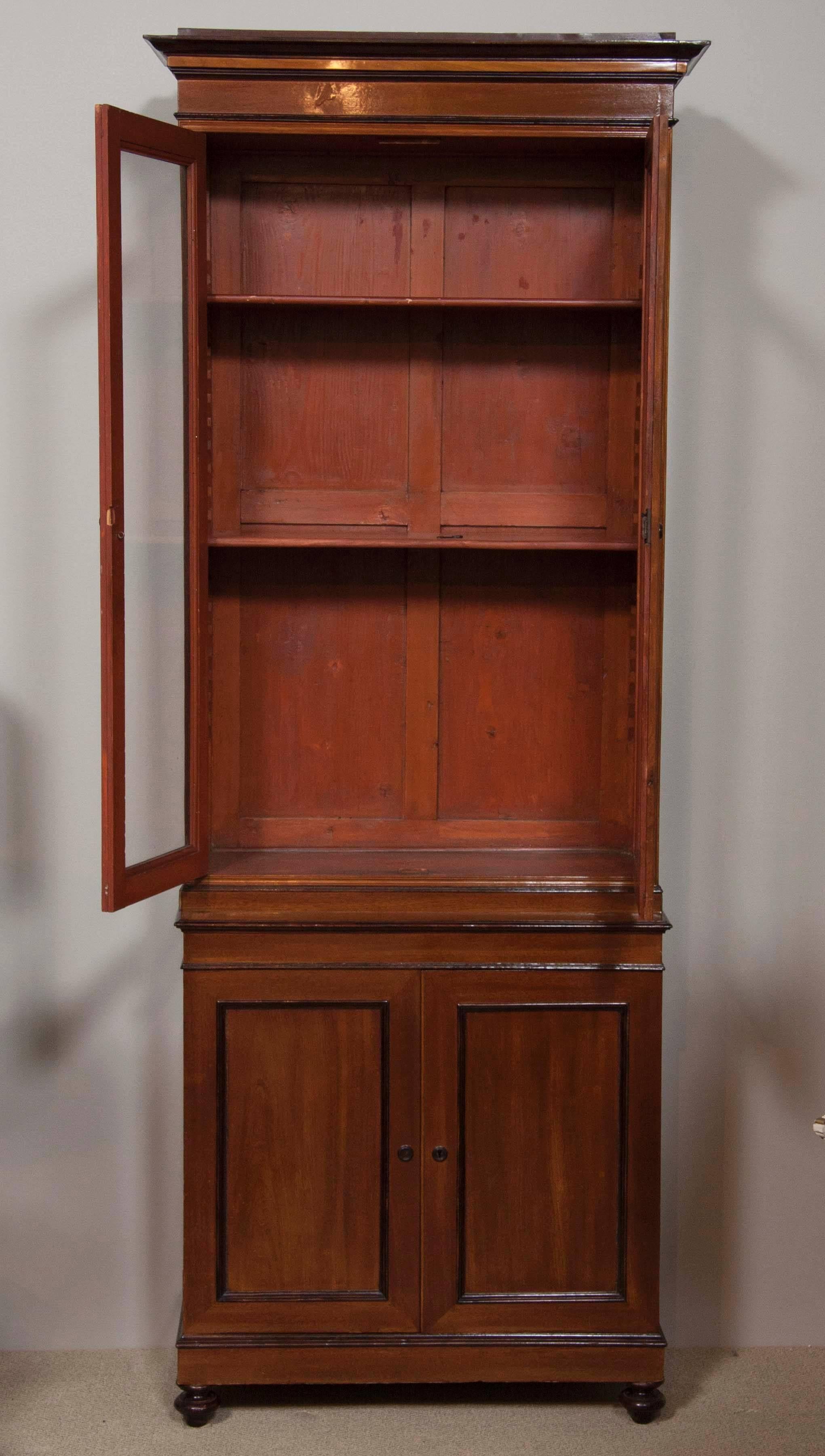 English Pair of 19th Century Regency Cabinets