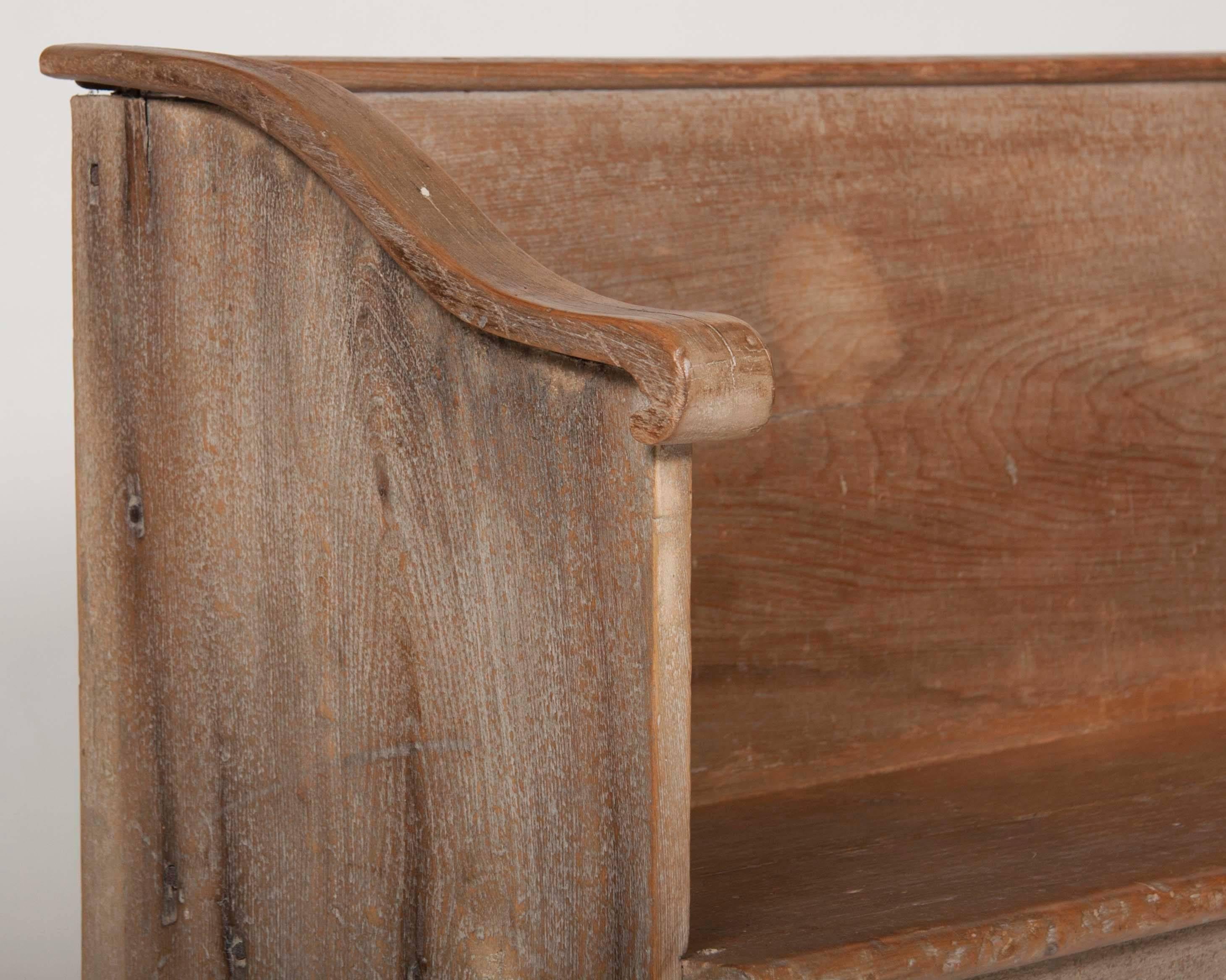 19th Century Pine Pew from Cape Cod