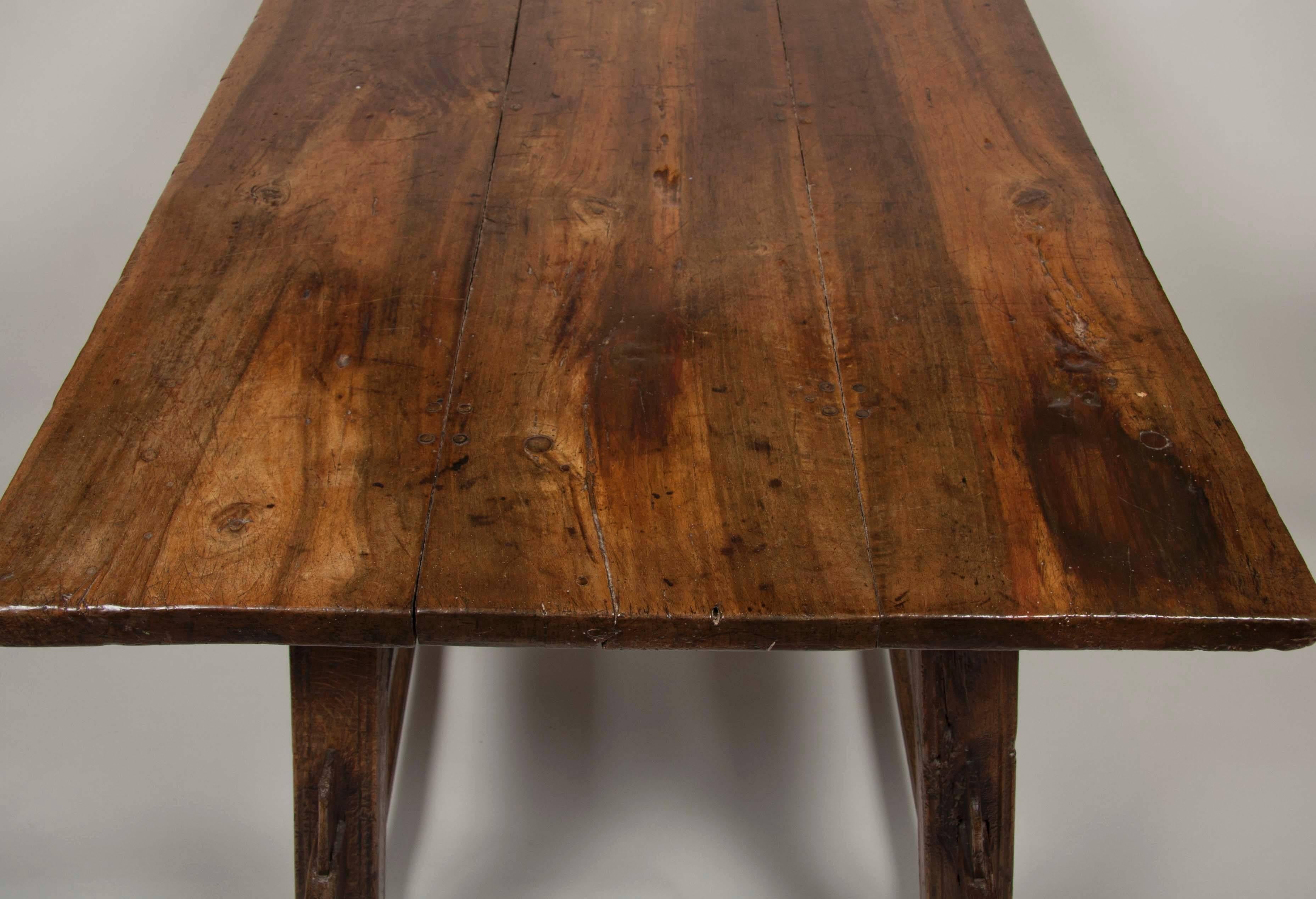 Continental Oak Trestle Table 5