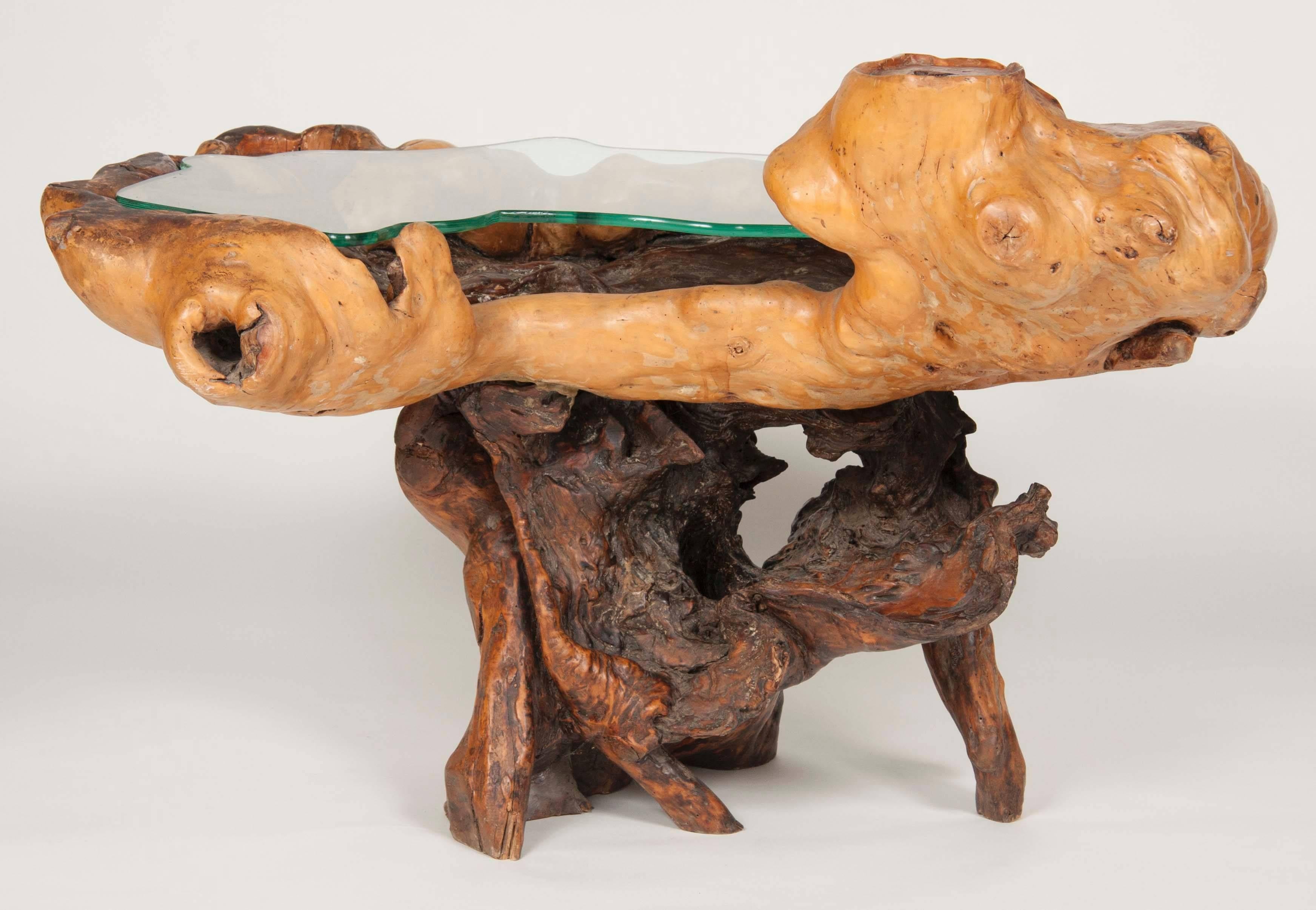 17th Century Impressive Ancient Chinese Scholar Root as Table For Sale