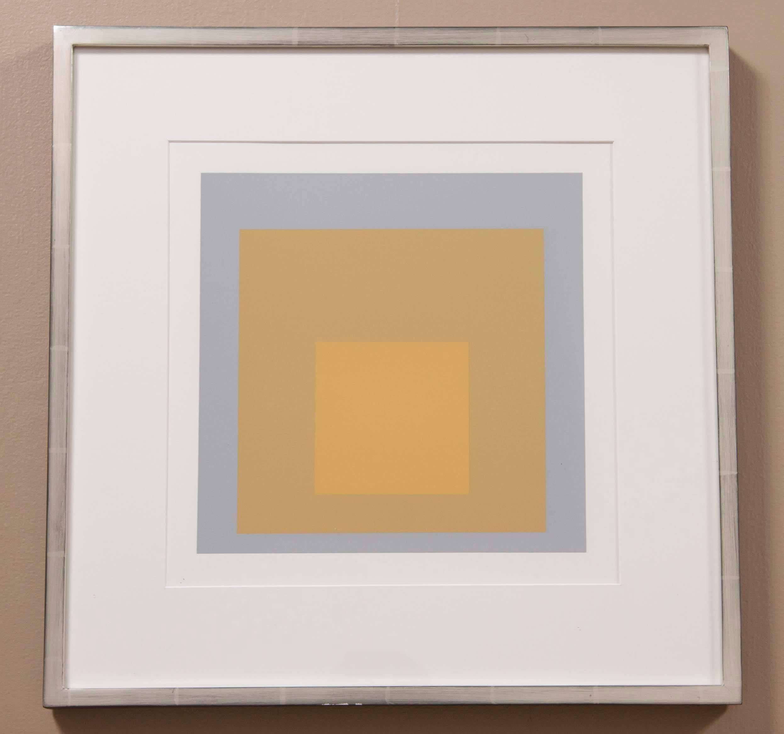 American Set of Four Josef Albers Prints from the Series Formation and Articulation