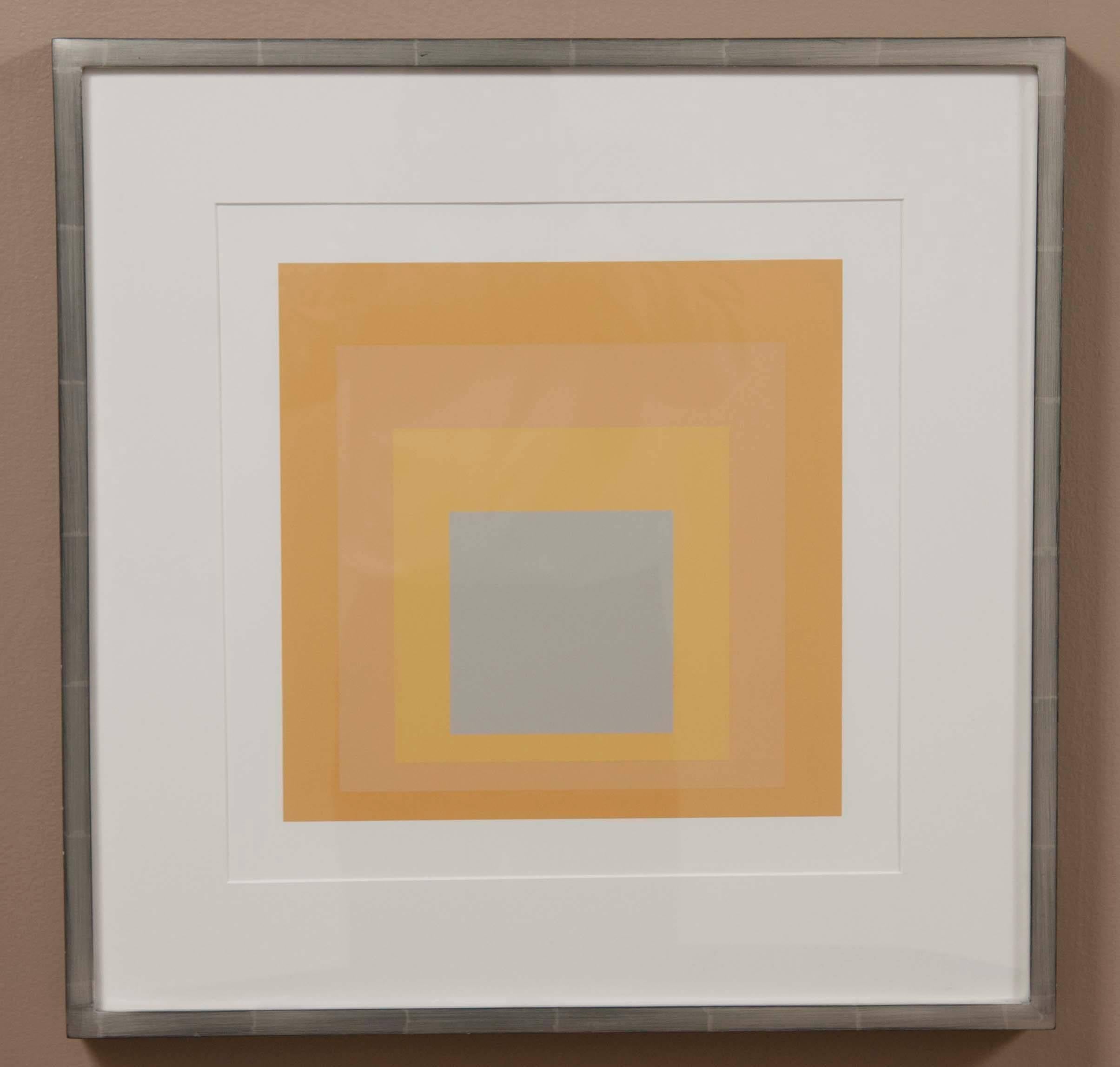 Josef Albers Homage to the Square from Formations: Articulation, 1972 Portfolio In Good Condition In Stamford, CT