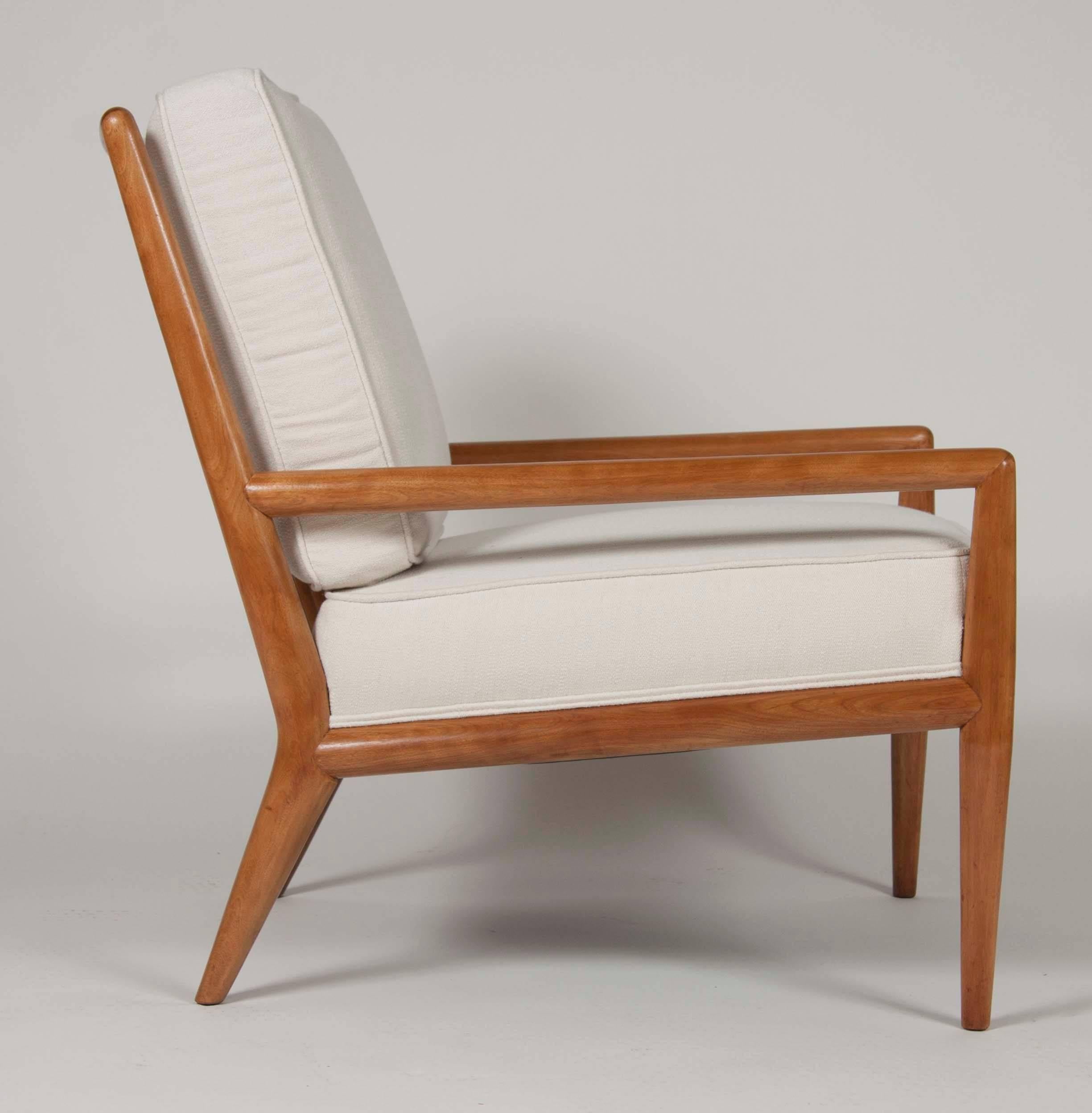 Mid-Century Modern Maple Lounge Chair by T.H. Robsjohn-Gibbings