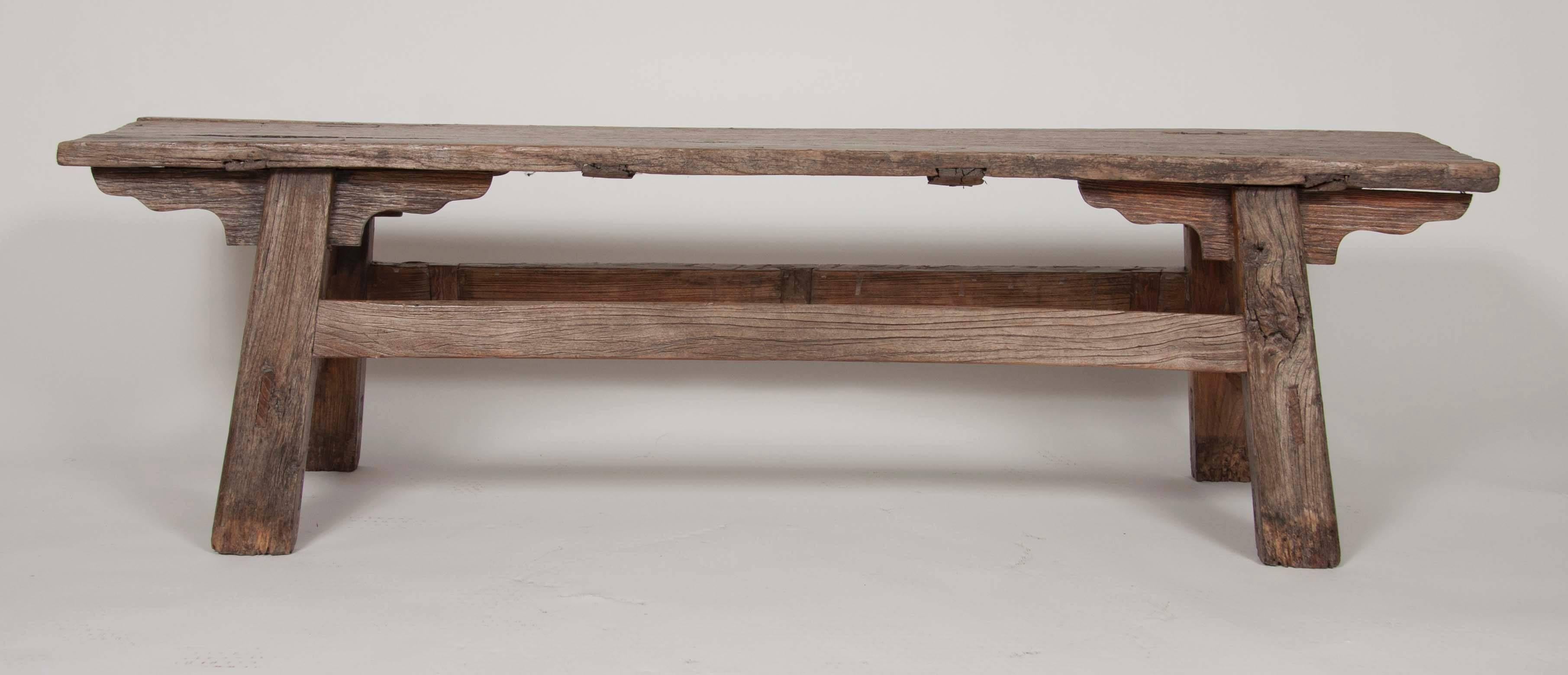 Pair of French Rustic Benches In Excellent Condition In Stamford, CT