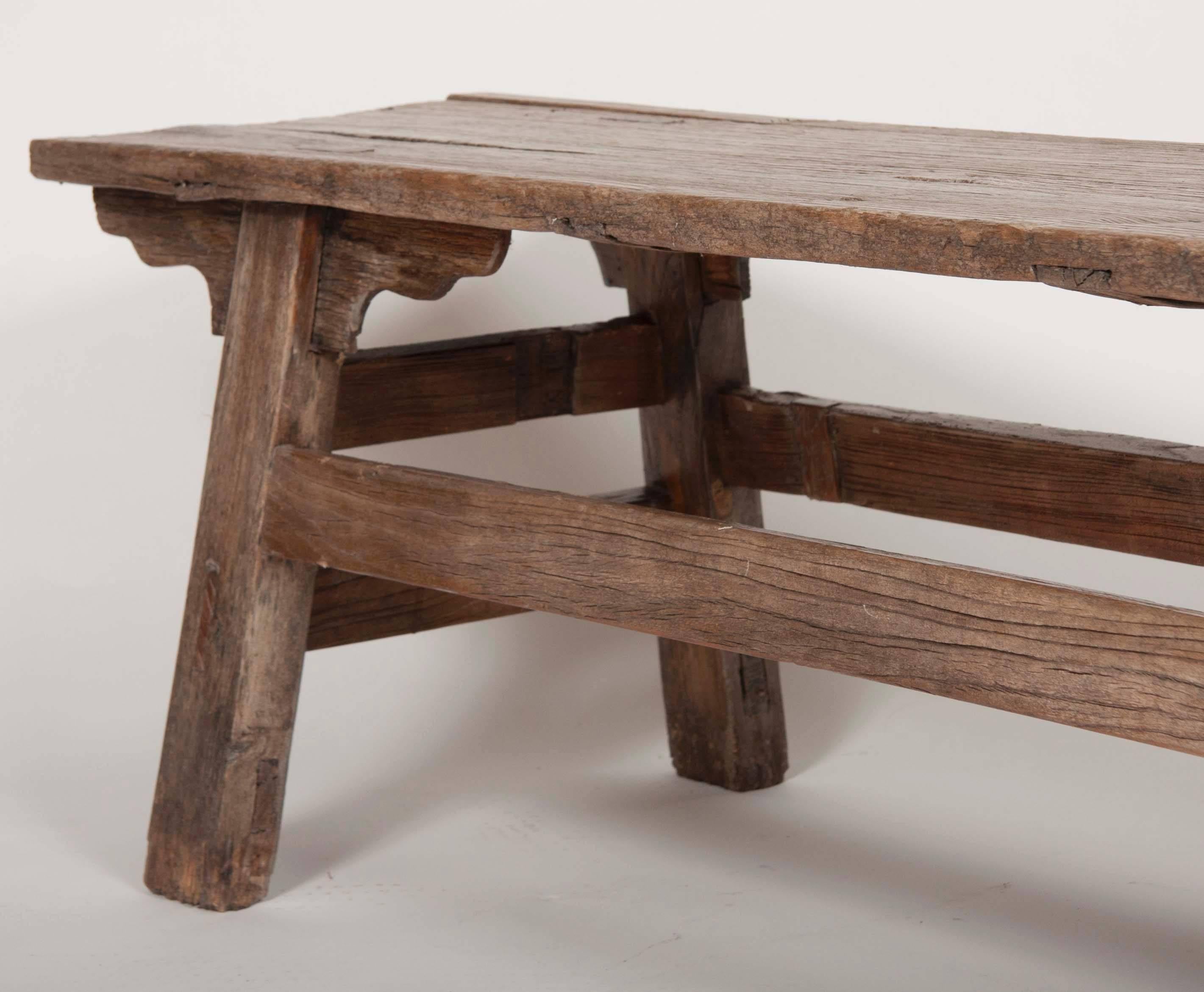 Pair of French Rustic Benches 2
