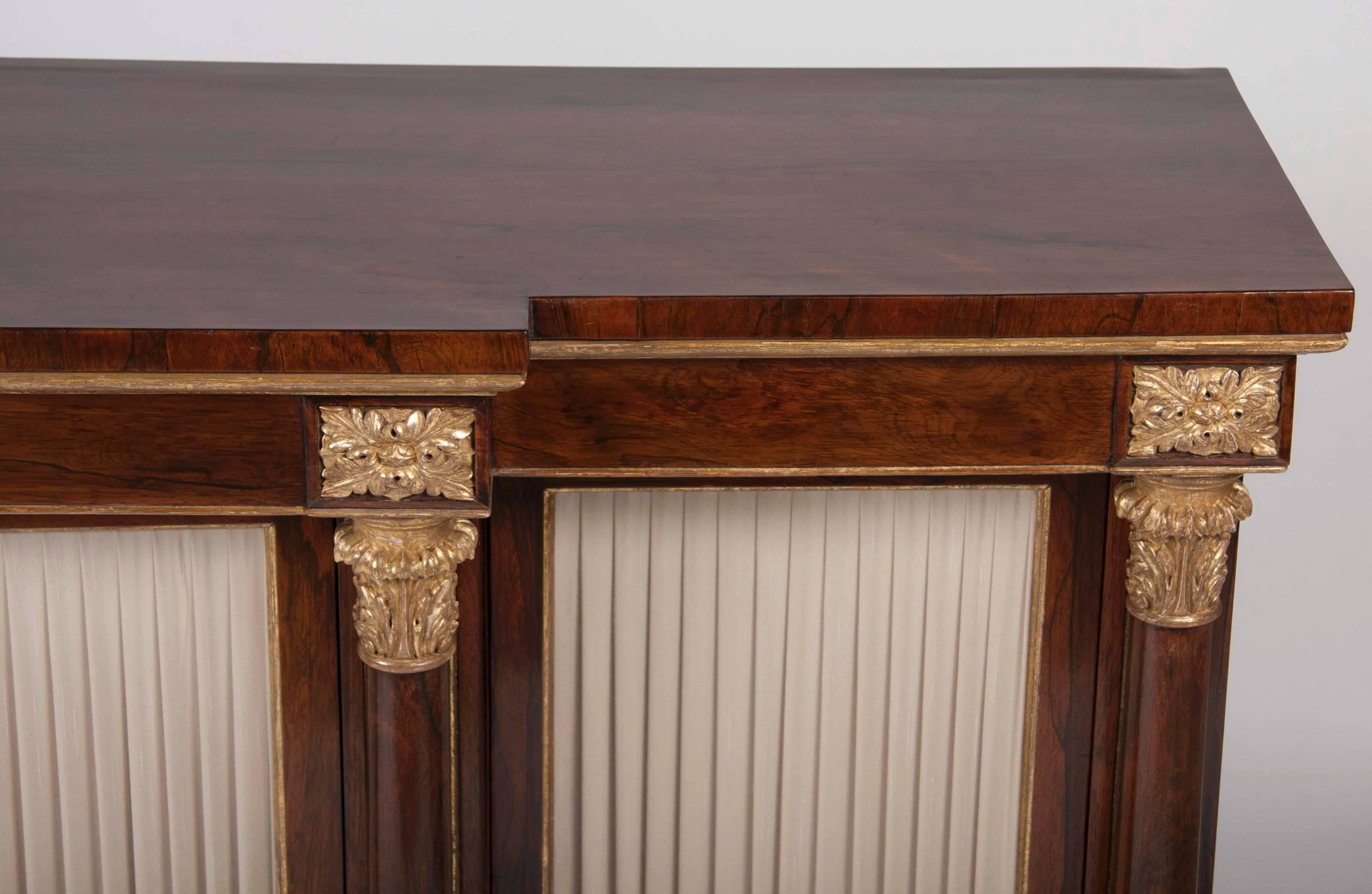 English Regency Rosewood Credenza 2