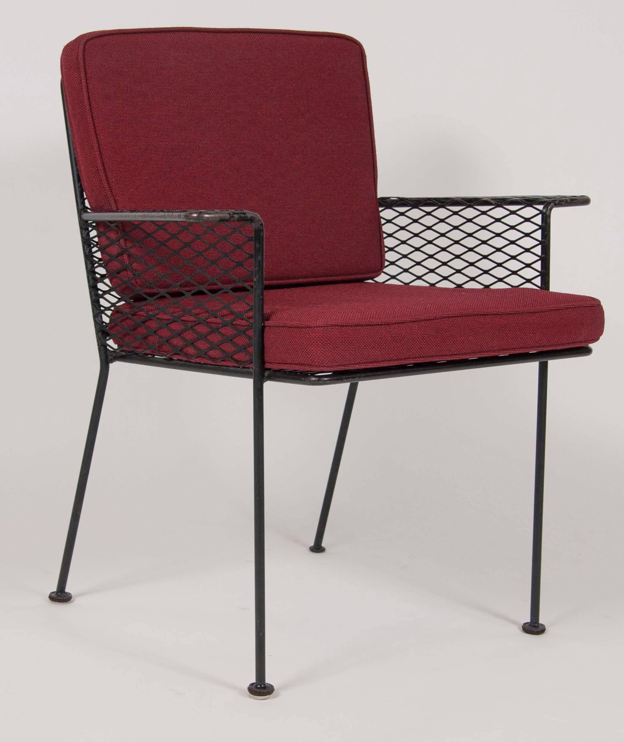 Mid-20th Century Rare Set of Four Armchairs and Four Side Chairs Designed by Van Keppel-Green 