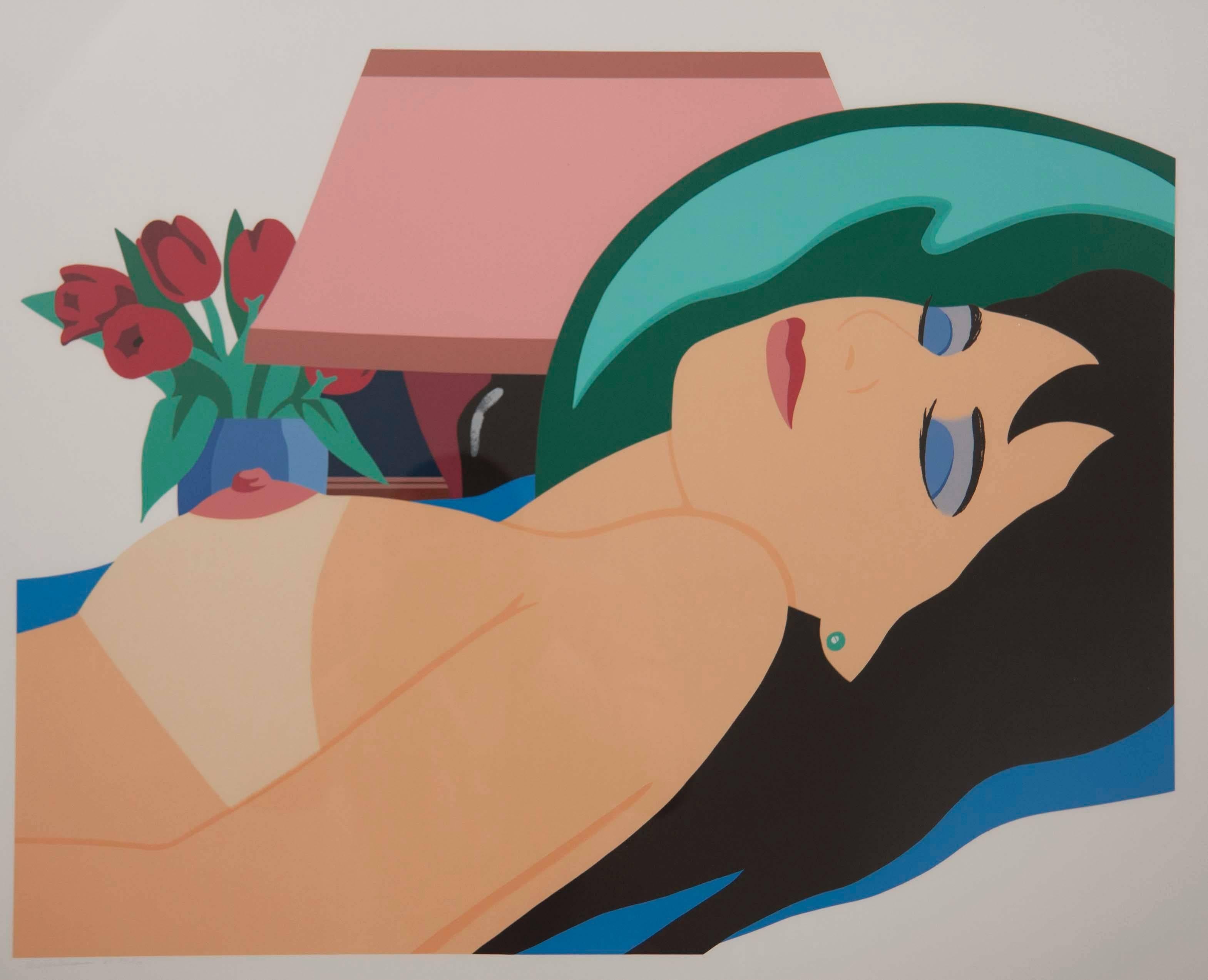 A Tom Wesselmann screen print on Arches 88 paper. Titled 