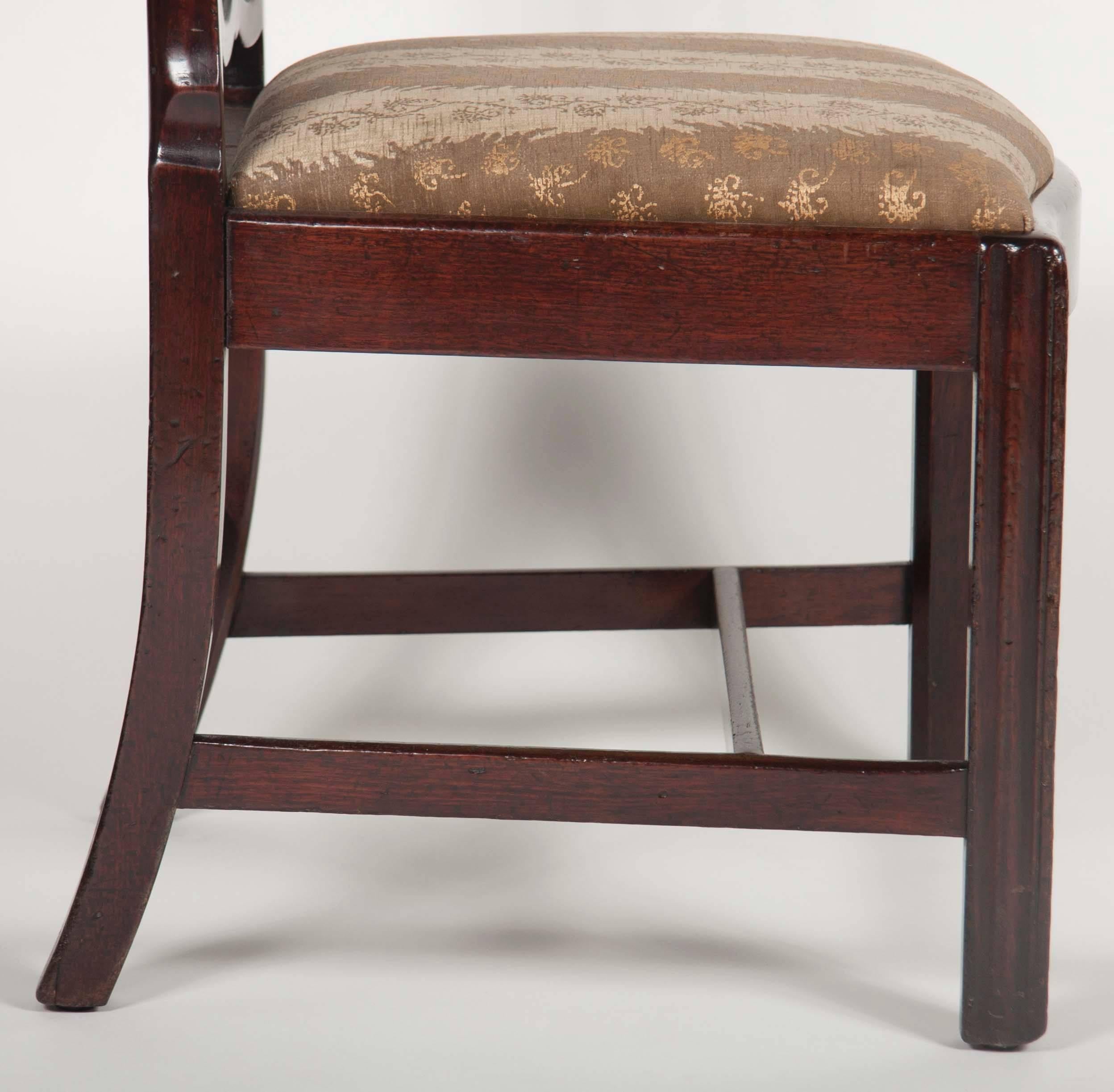 George III Period Chinese Export Padouk Side Chair 4