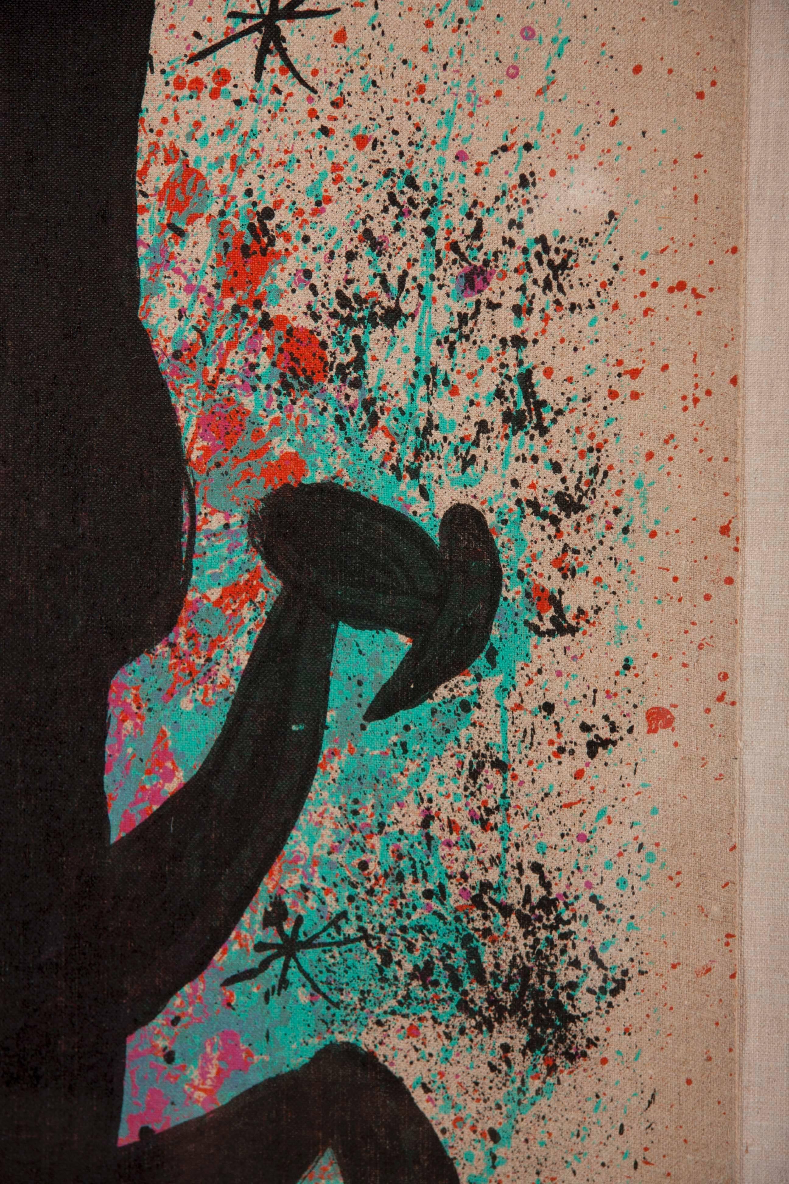 Carborundum Lithograph by Joan Miro 2