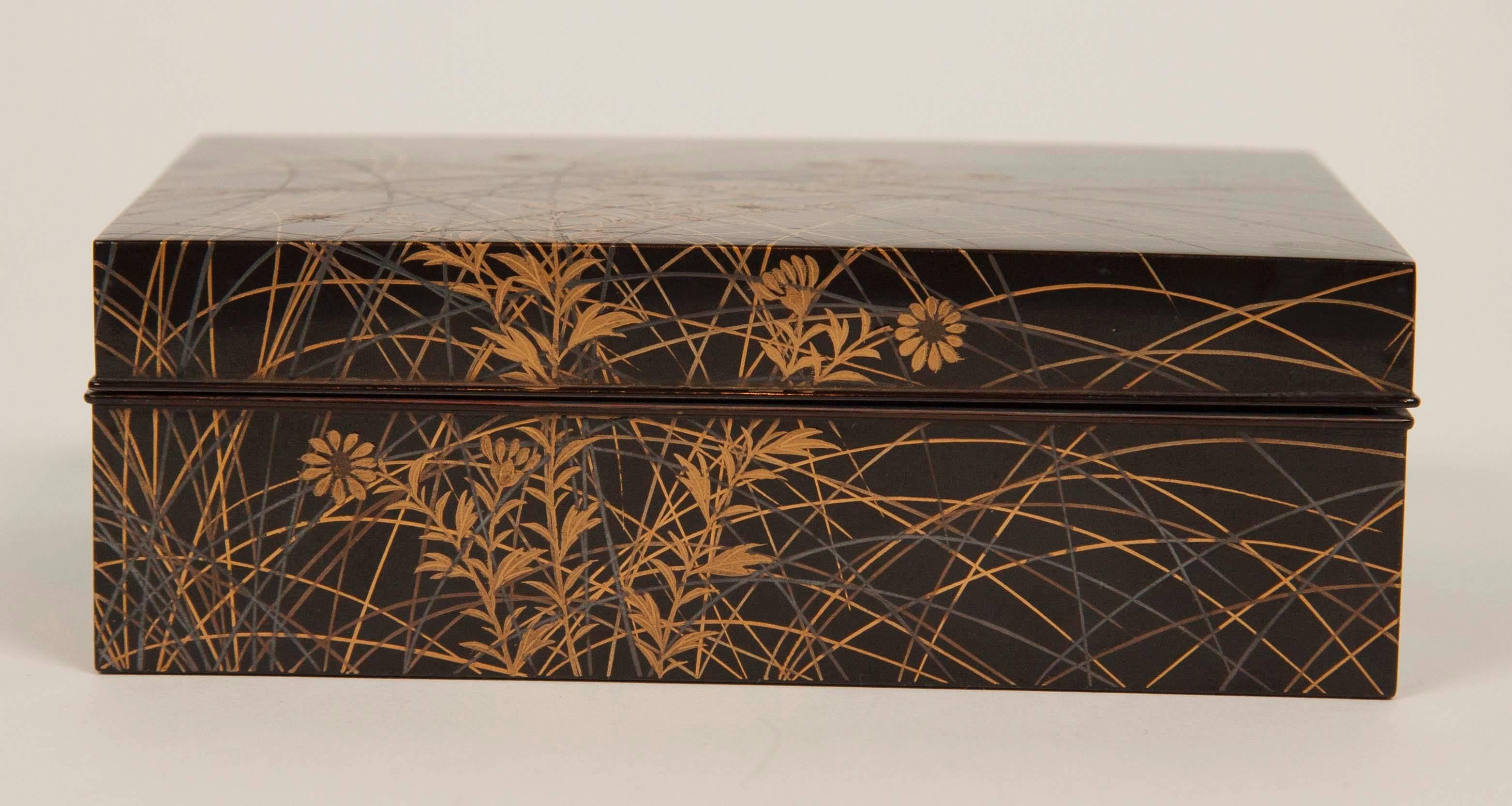 20th Century Japanese Makie Lacquer Box