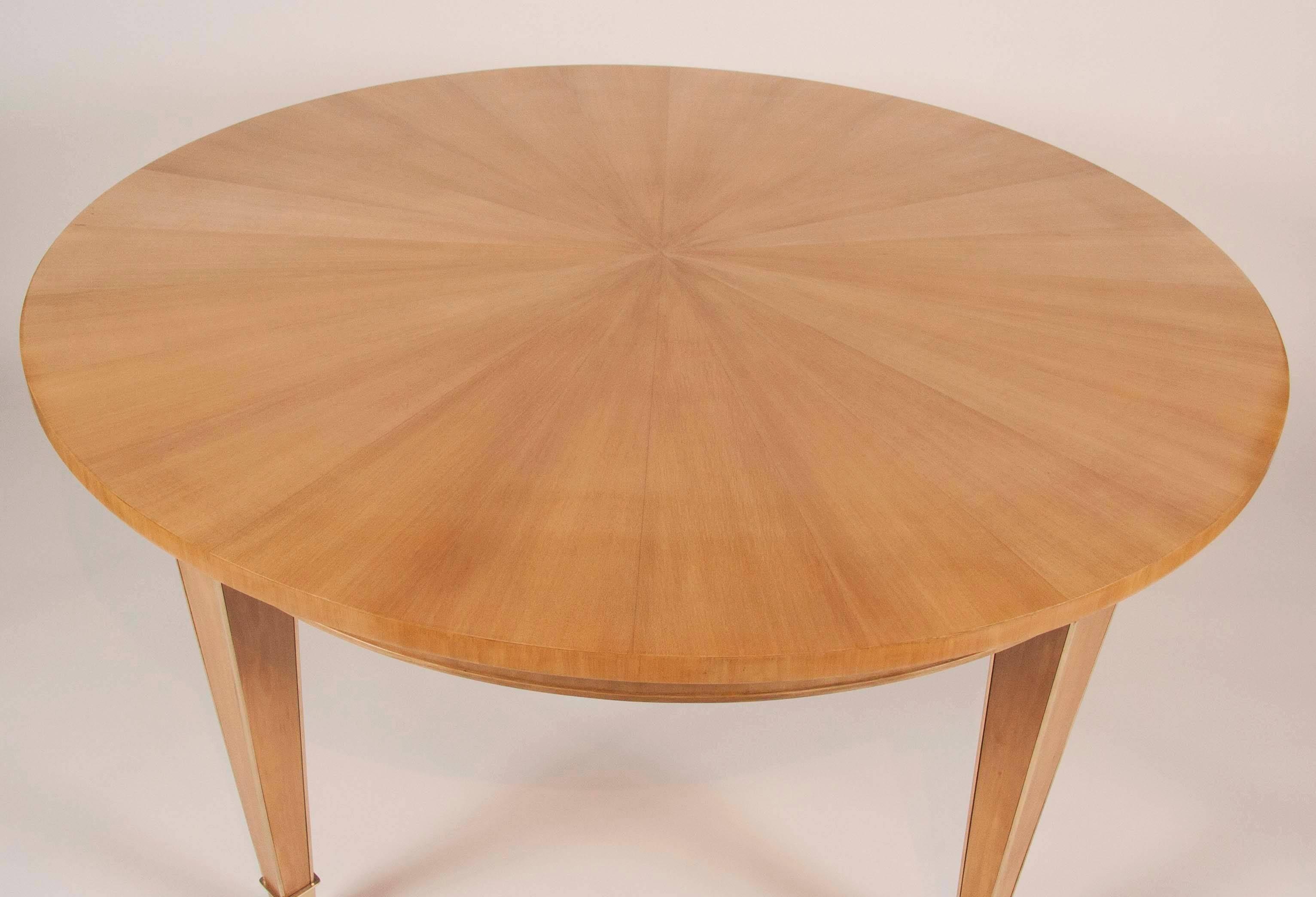 Wood French Center Table in the Style Andre Arbus