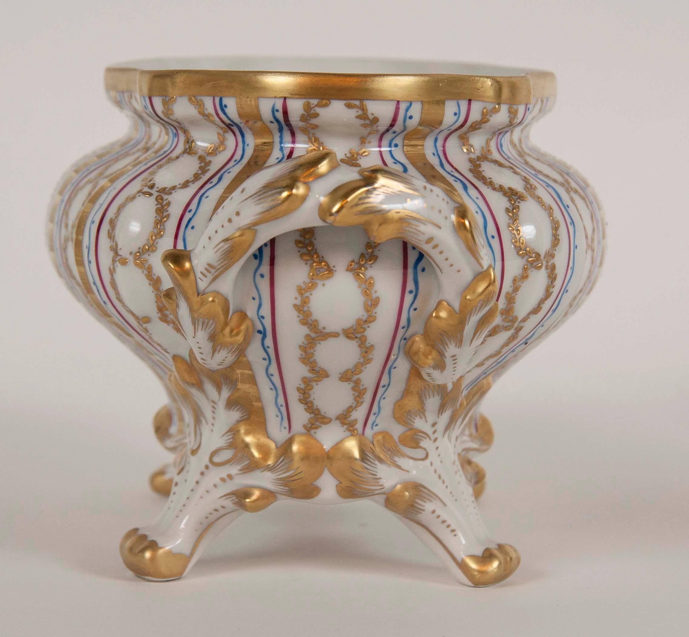 Porcelain French Tallec for Tiffany Plates and Covered Server
