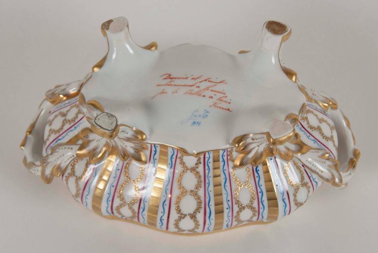20th Century French Tallec for Tiffany Plates and Covered Server For Sale