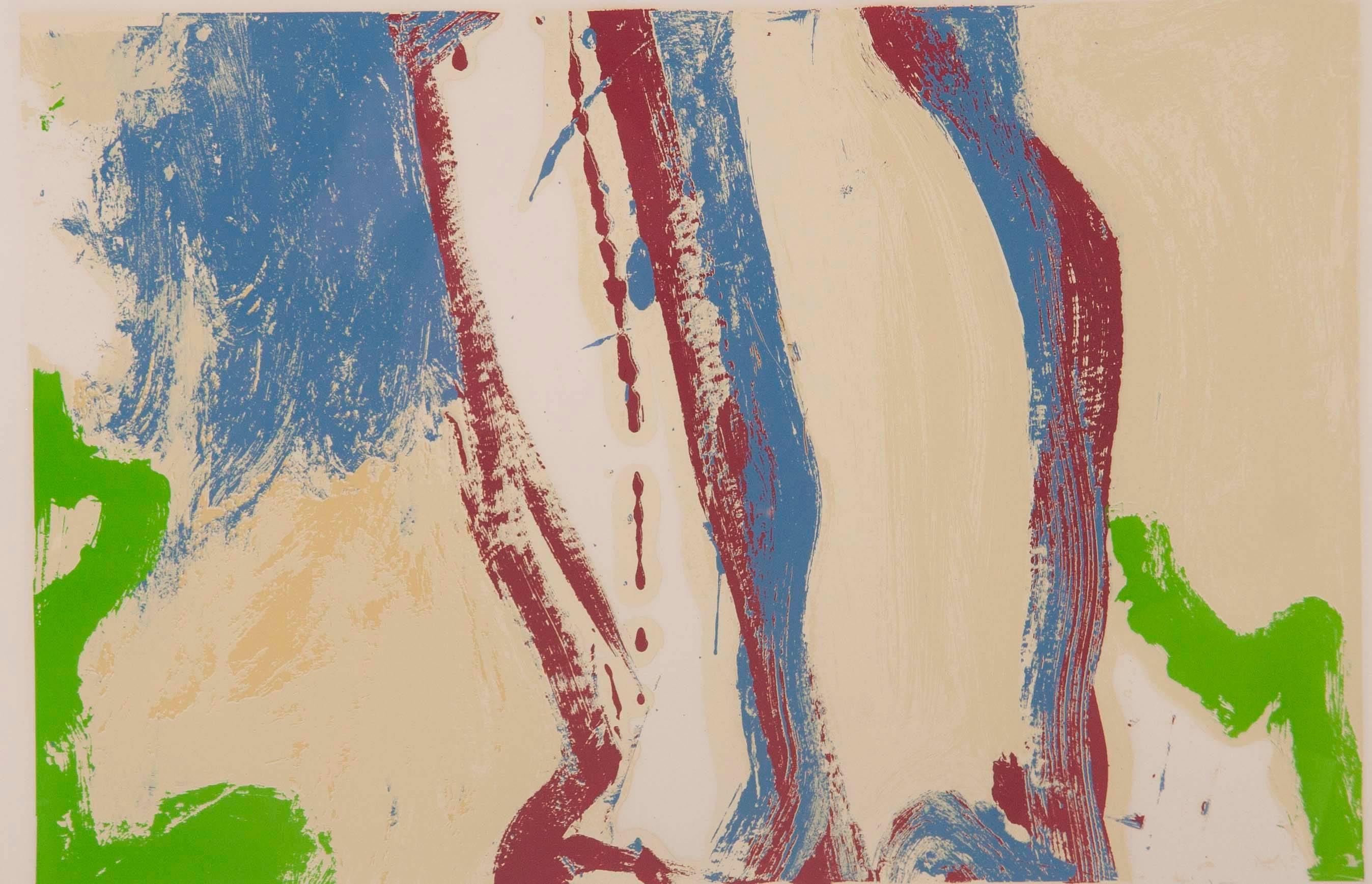 Moderne Sérigraphie sans titre de l'artiste expressionniste abstrait Willem de Kooning