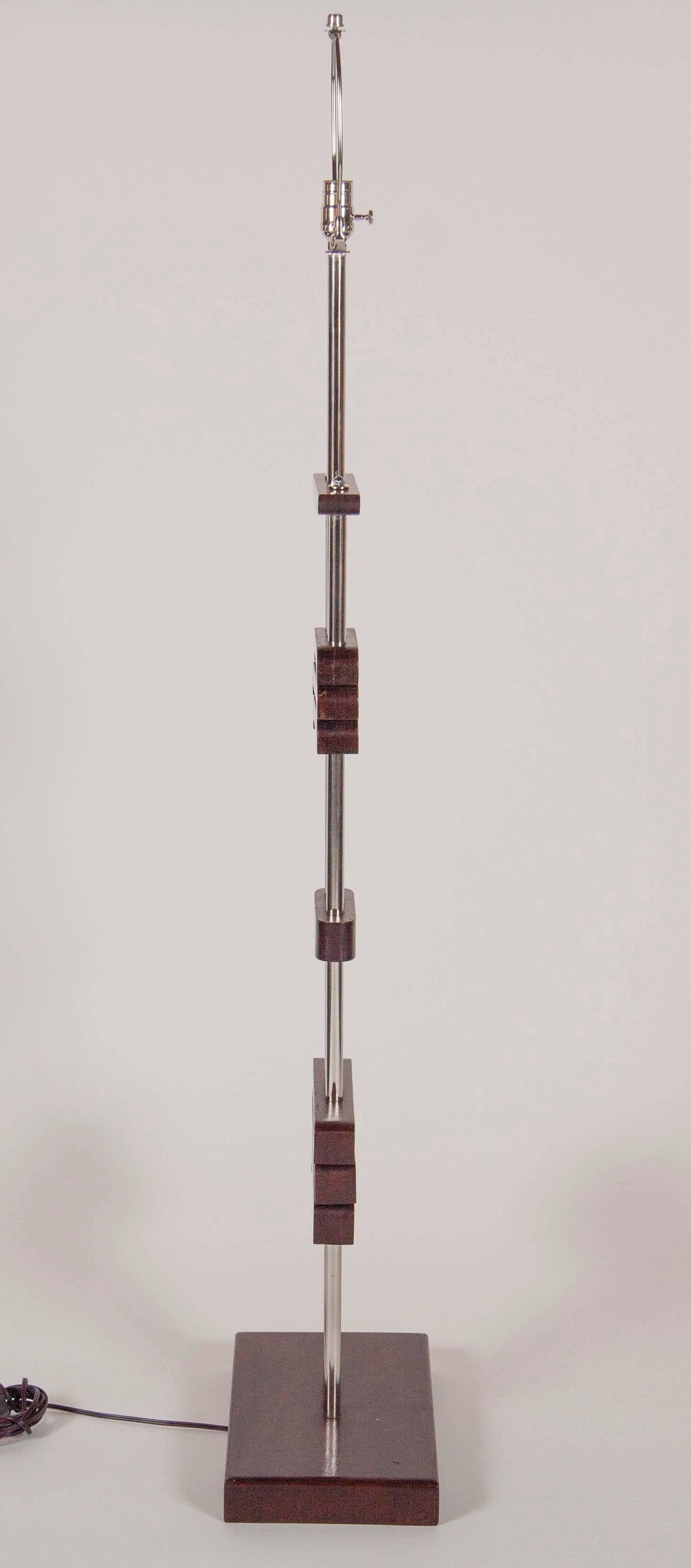 Pair of Art Deco Floor Lamps in the Manner of Donald Deskey For Sale 2