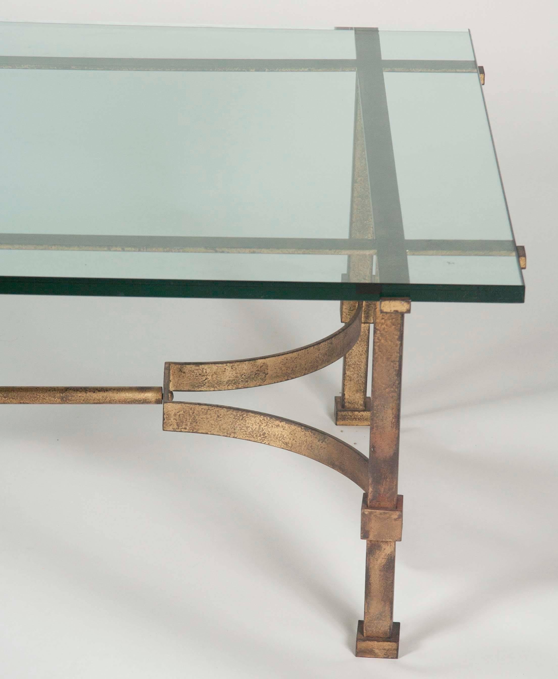 Gilt Bronze and Glass Coffee Table 3