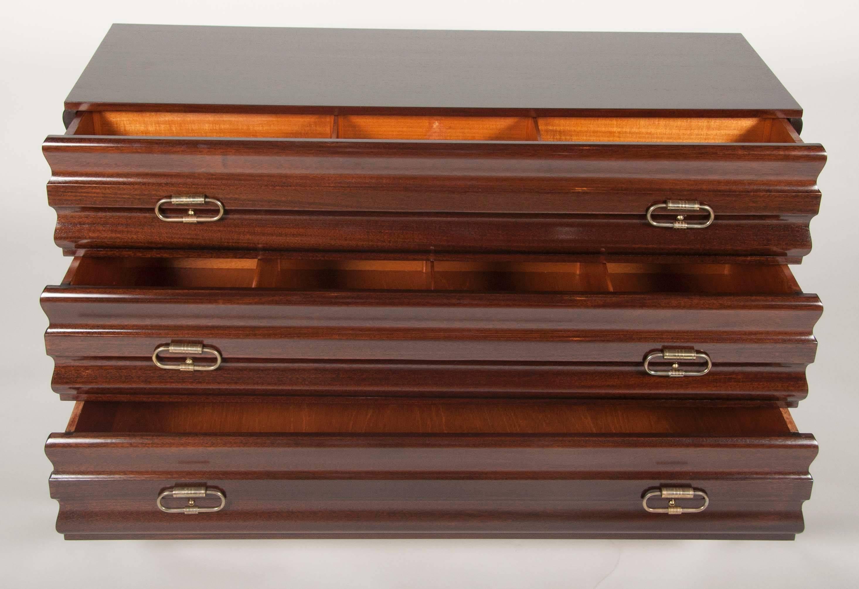 Wood Pair of Tommi Parzinger Chests